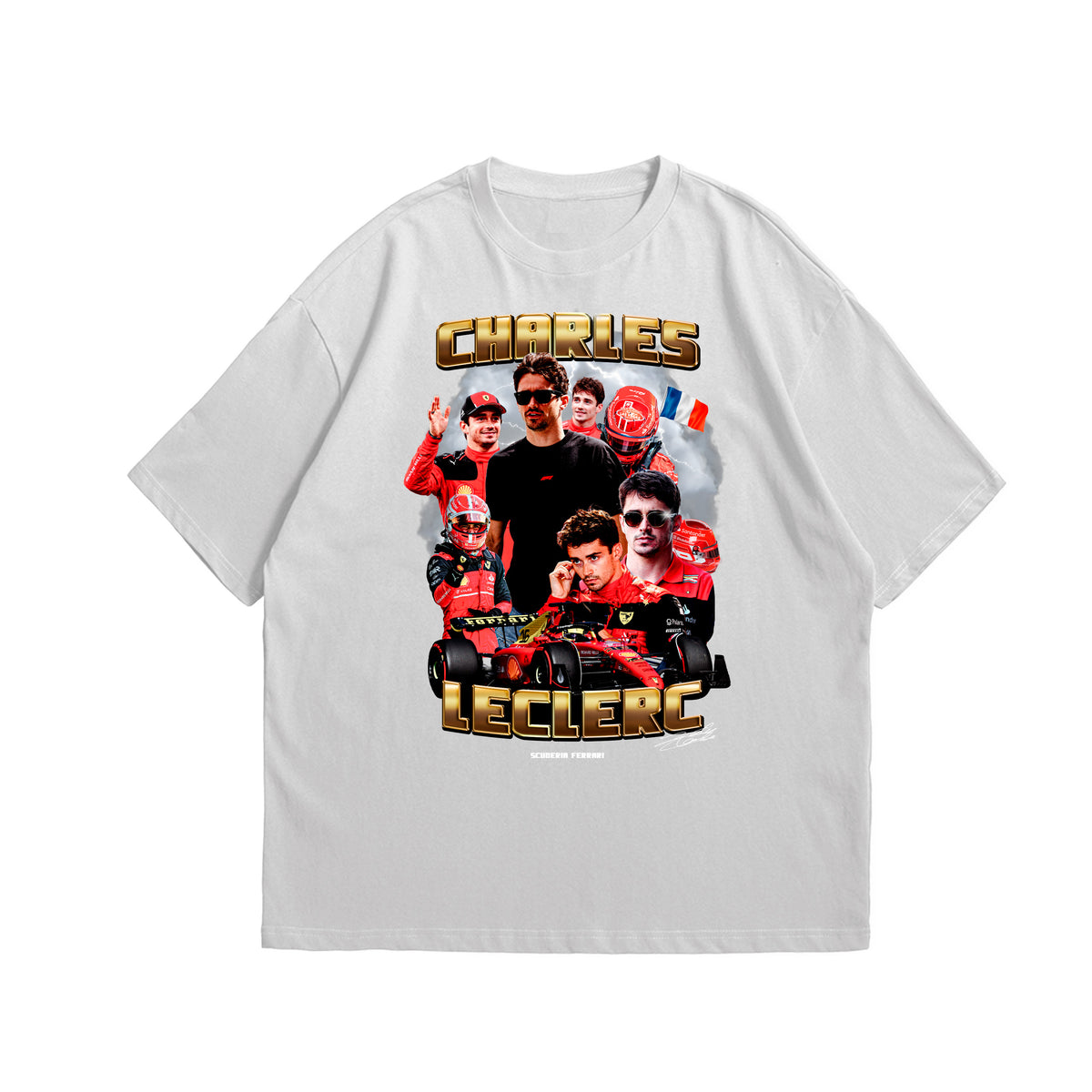 Camiseta Oversized Charles Leclerc Graphic Tee F1