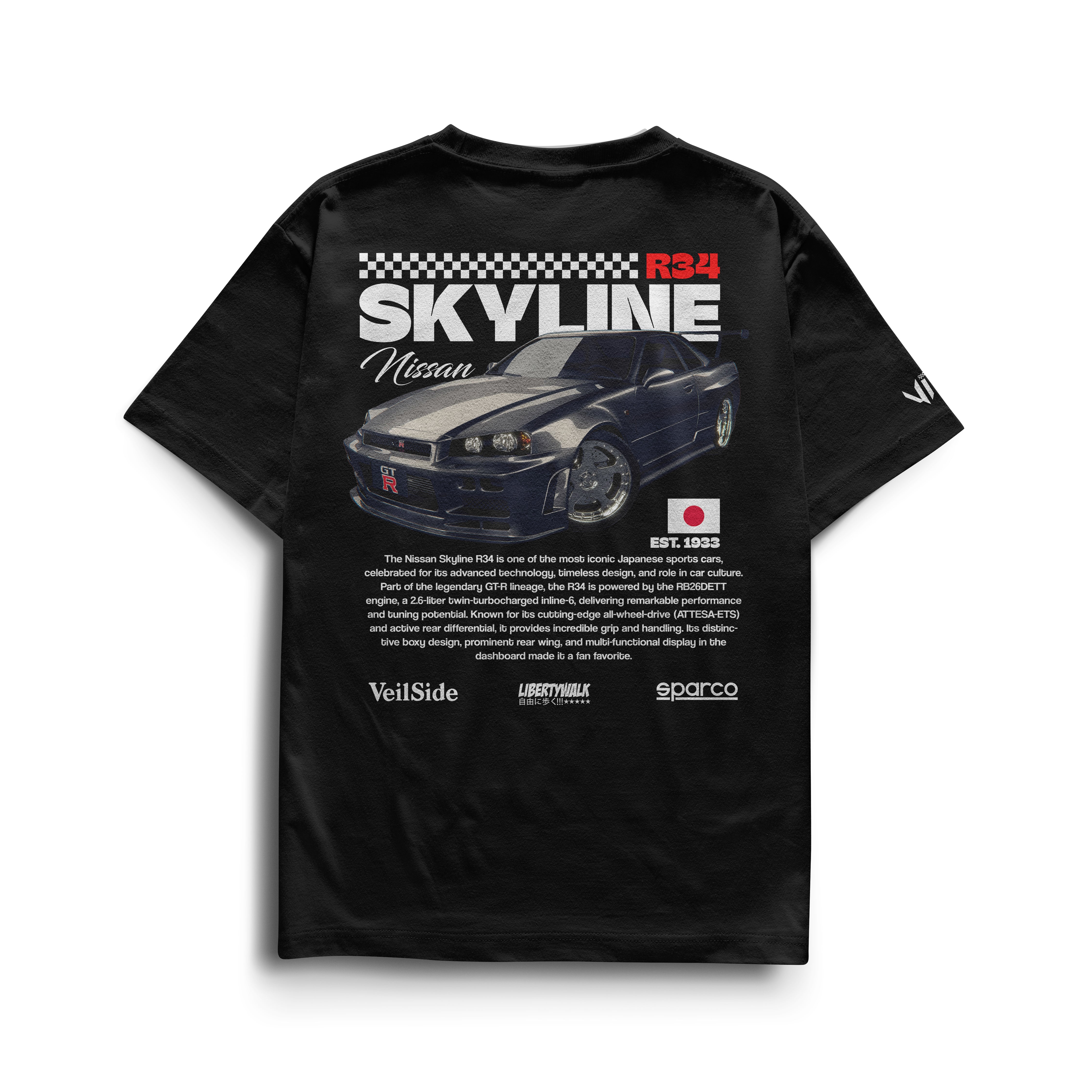 Camiseta Nissan Skyline