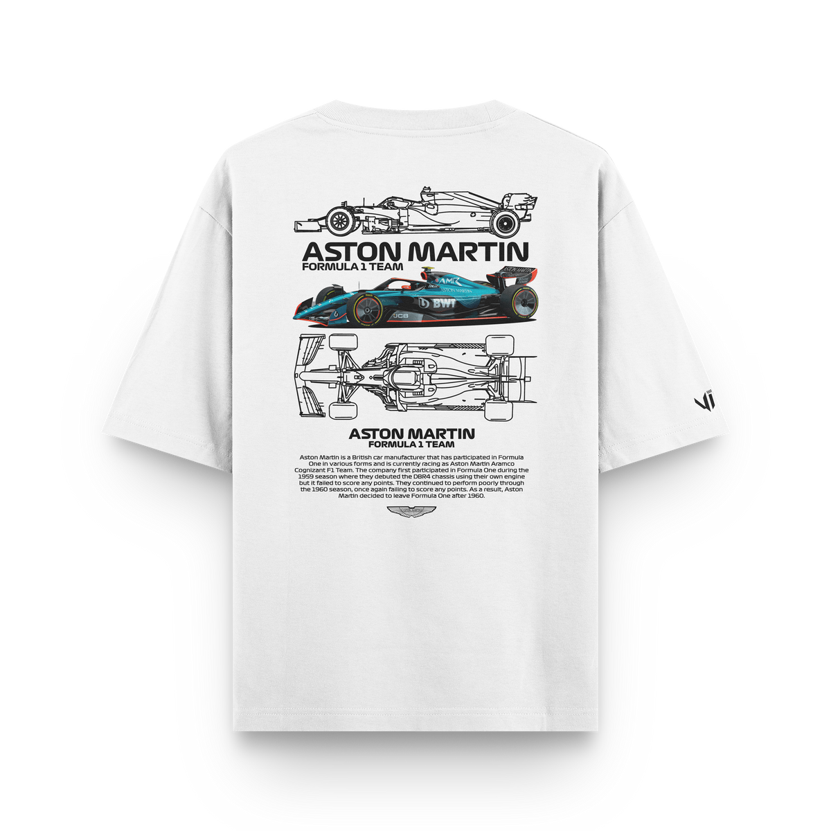 Camiseta Oversized Aston Martin F1