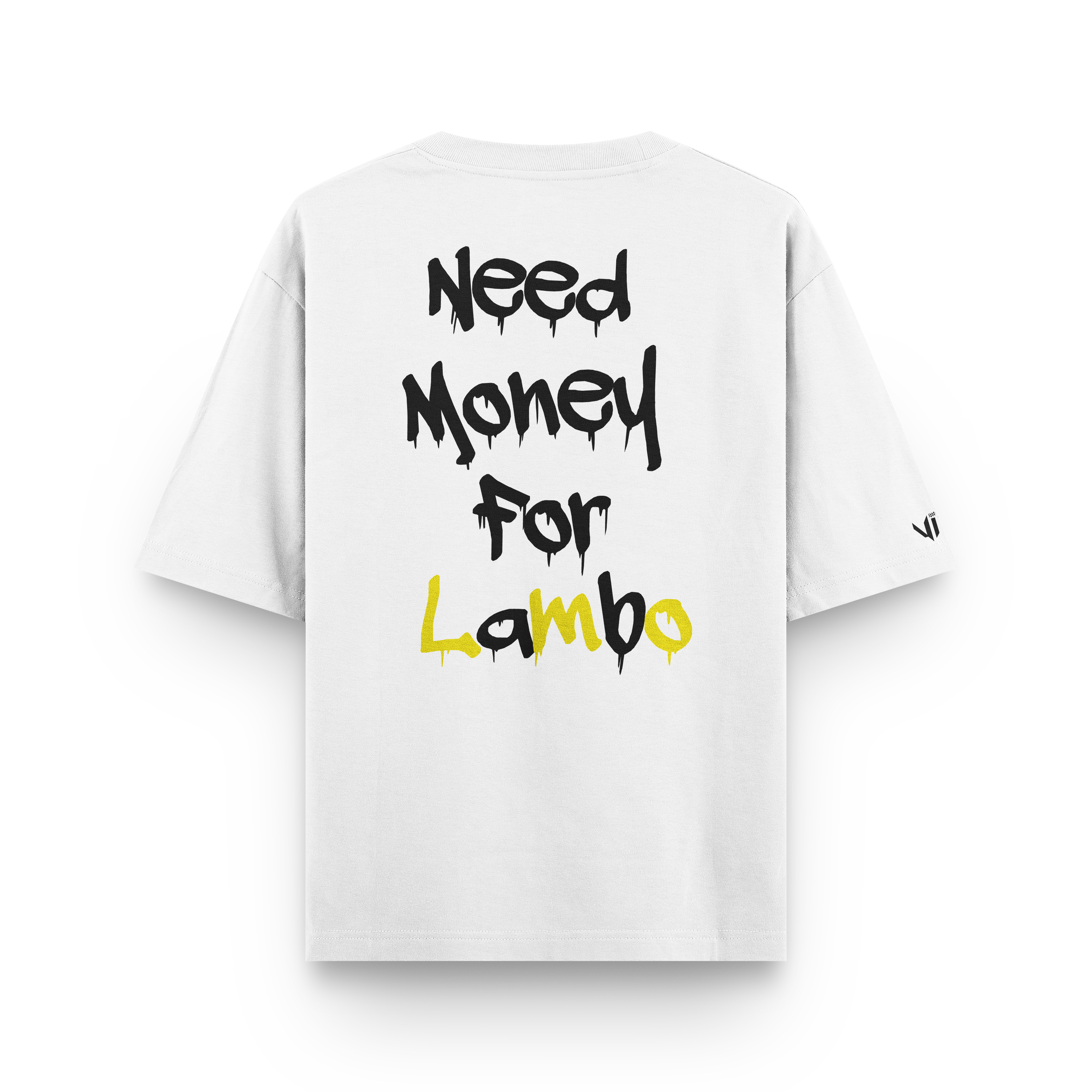 Camiseta Oversized Need Money For Lambo