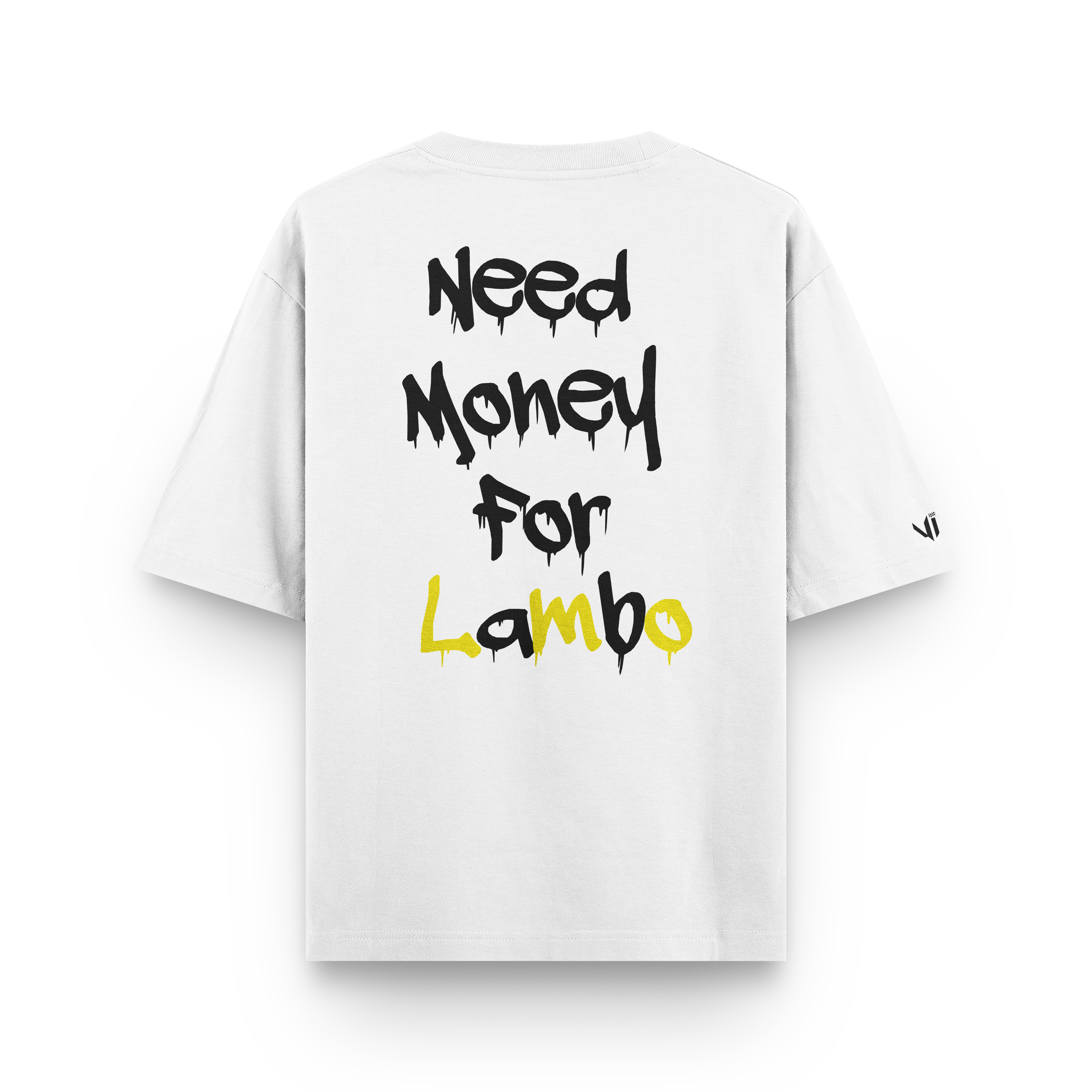 Camiseta Oversized Need Money For Lambo