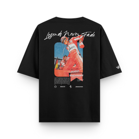 Camiseta Oversized Legends Never Fade