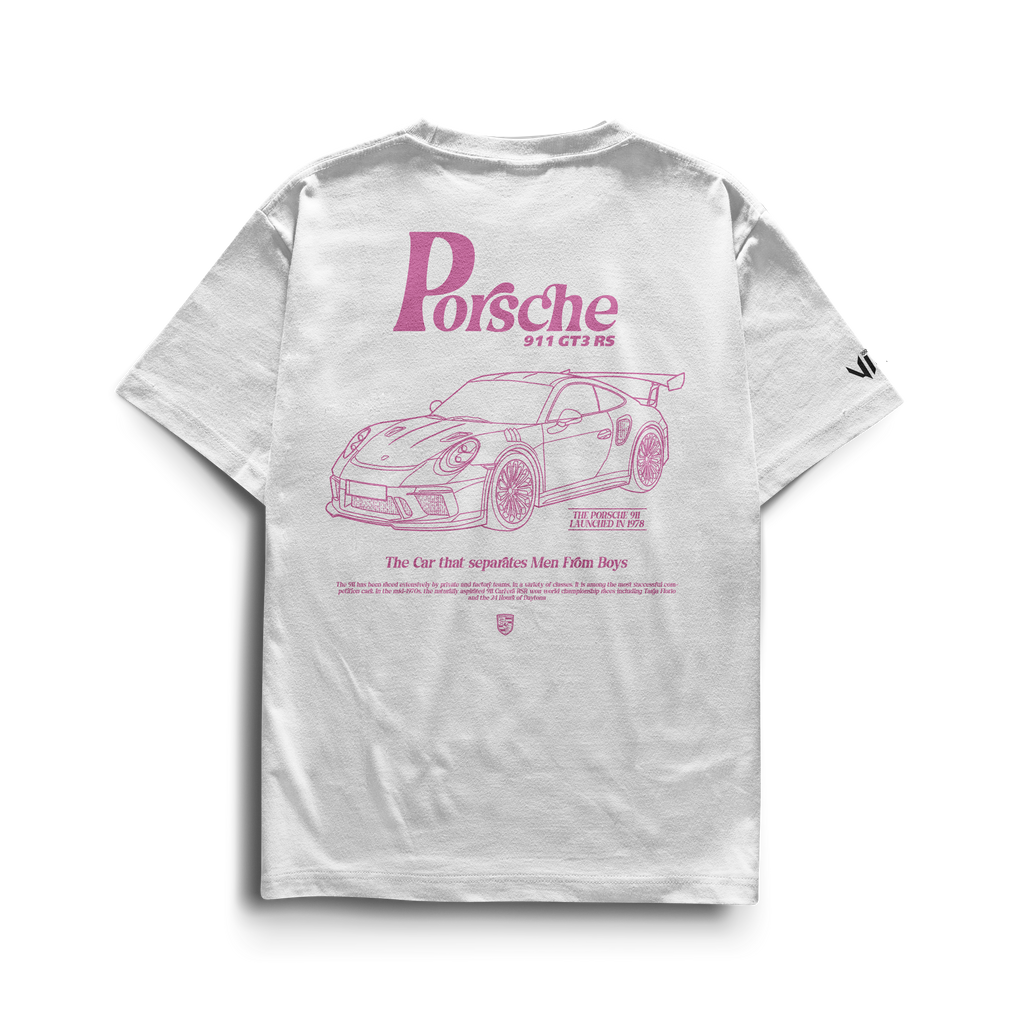 Camiseta Porsche Pink Sttugart