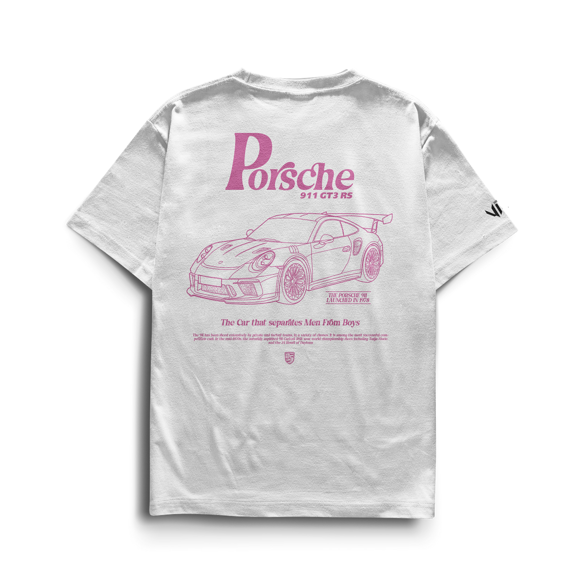 Camiseta Porsche Pink Sttugart