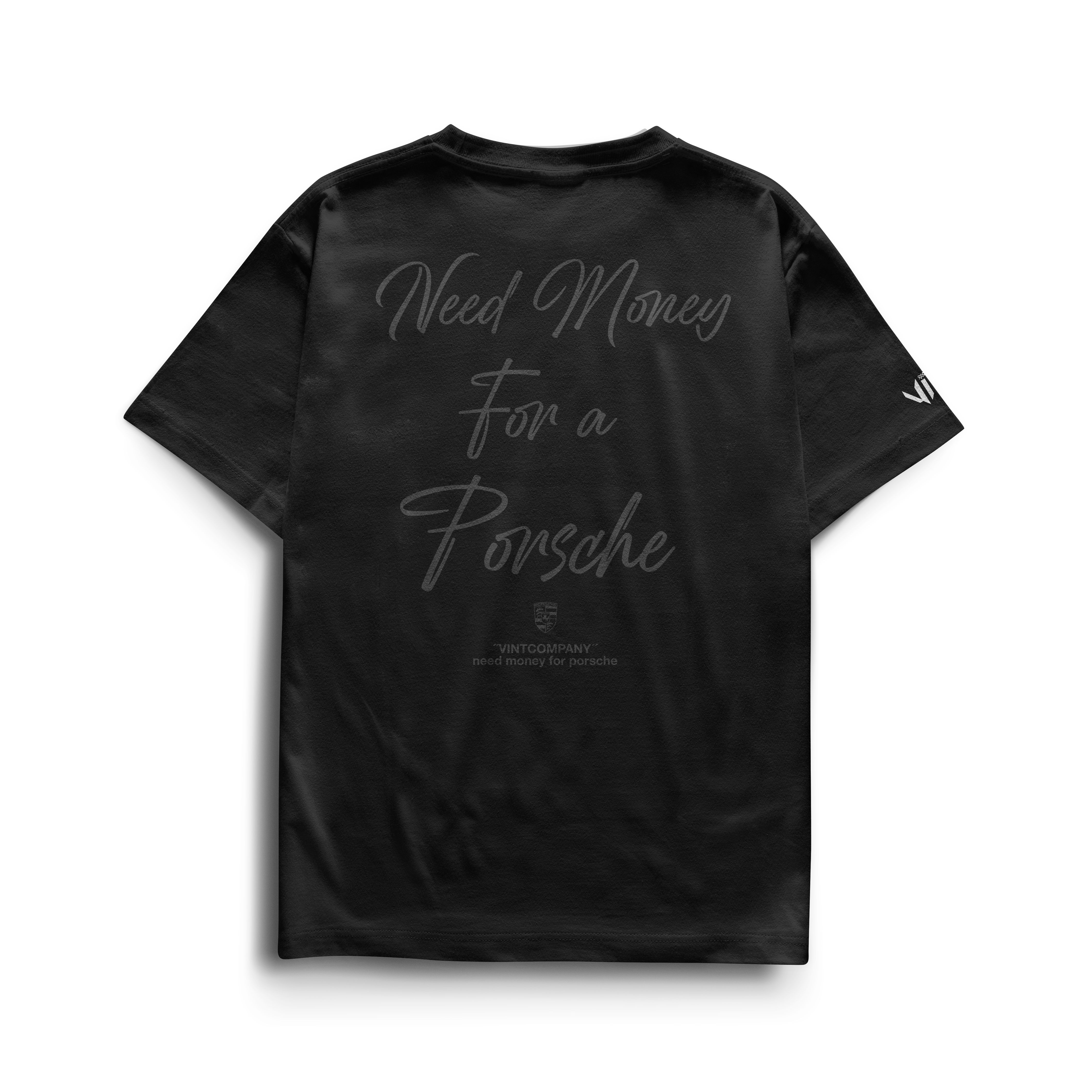 Camiseta Need Money For Porsche Rework