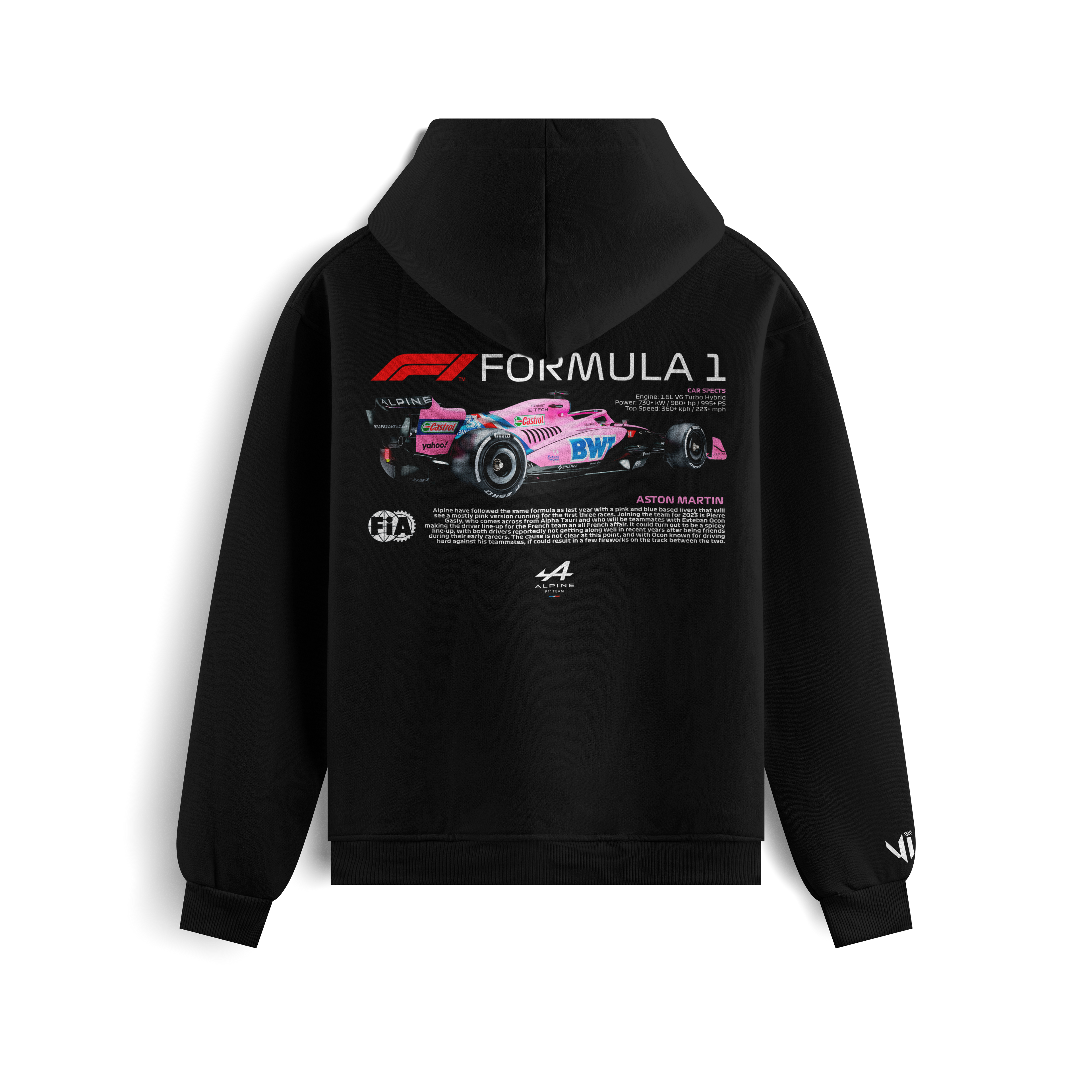 Aston Martin F1 Pink Sweatshirt