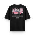 Camiseta Oversized Porsche Carrera Pink