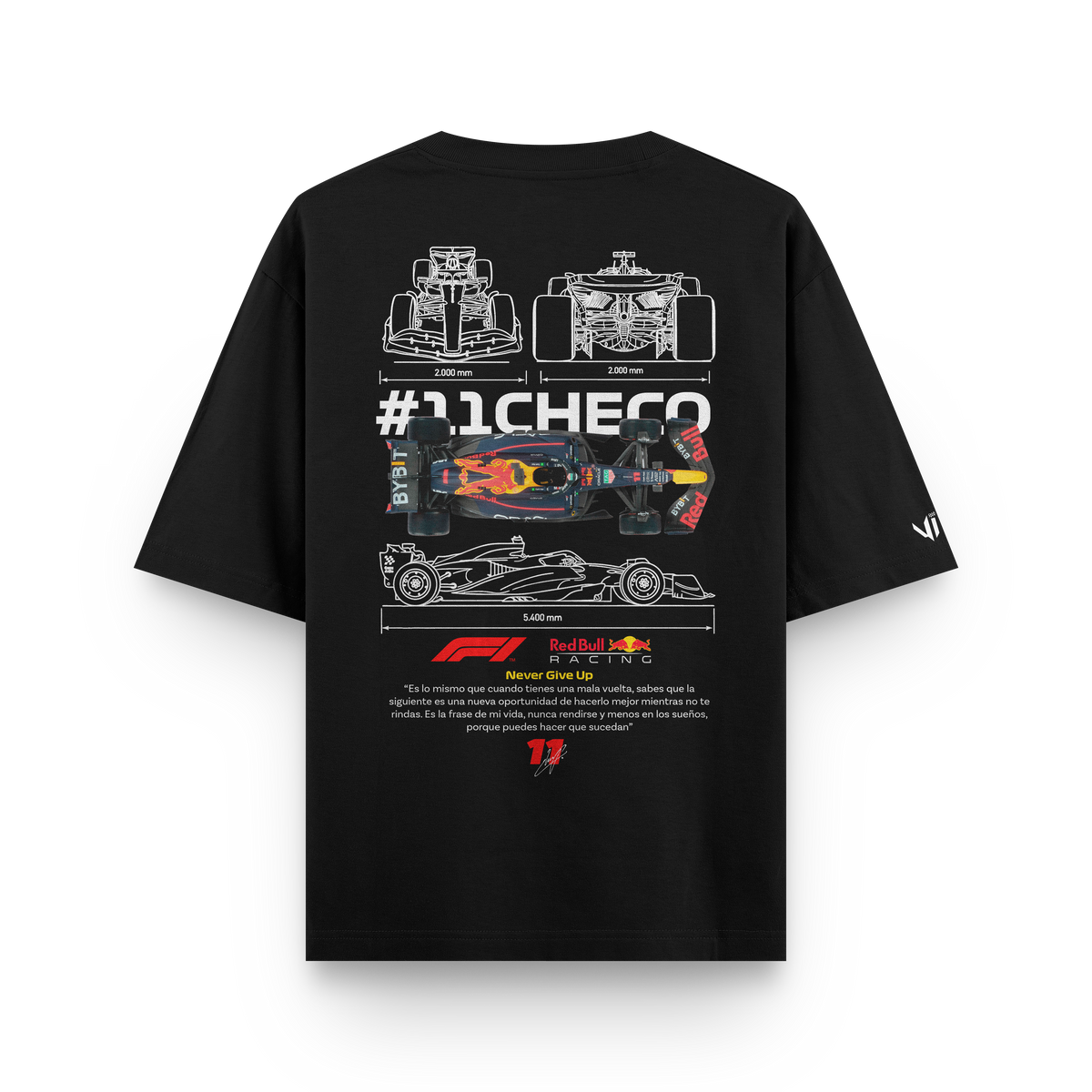 Camiseta Oversized Checo Pérez F1