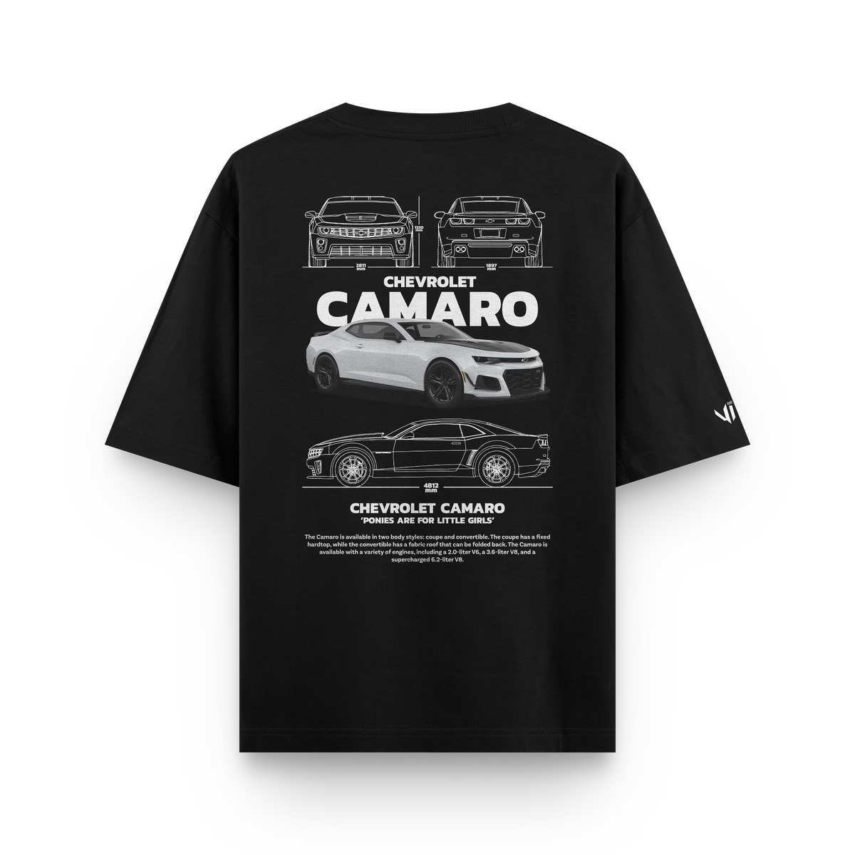 Camiseta Oversized Camaro