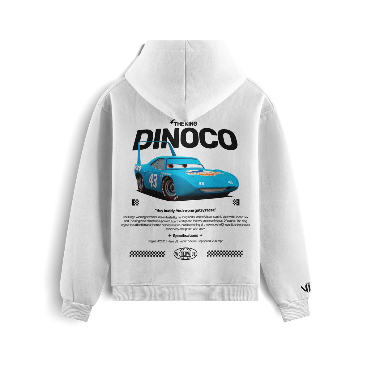 Moletom Dinoco Cars