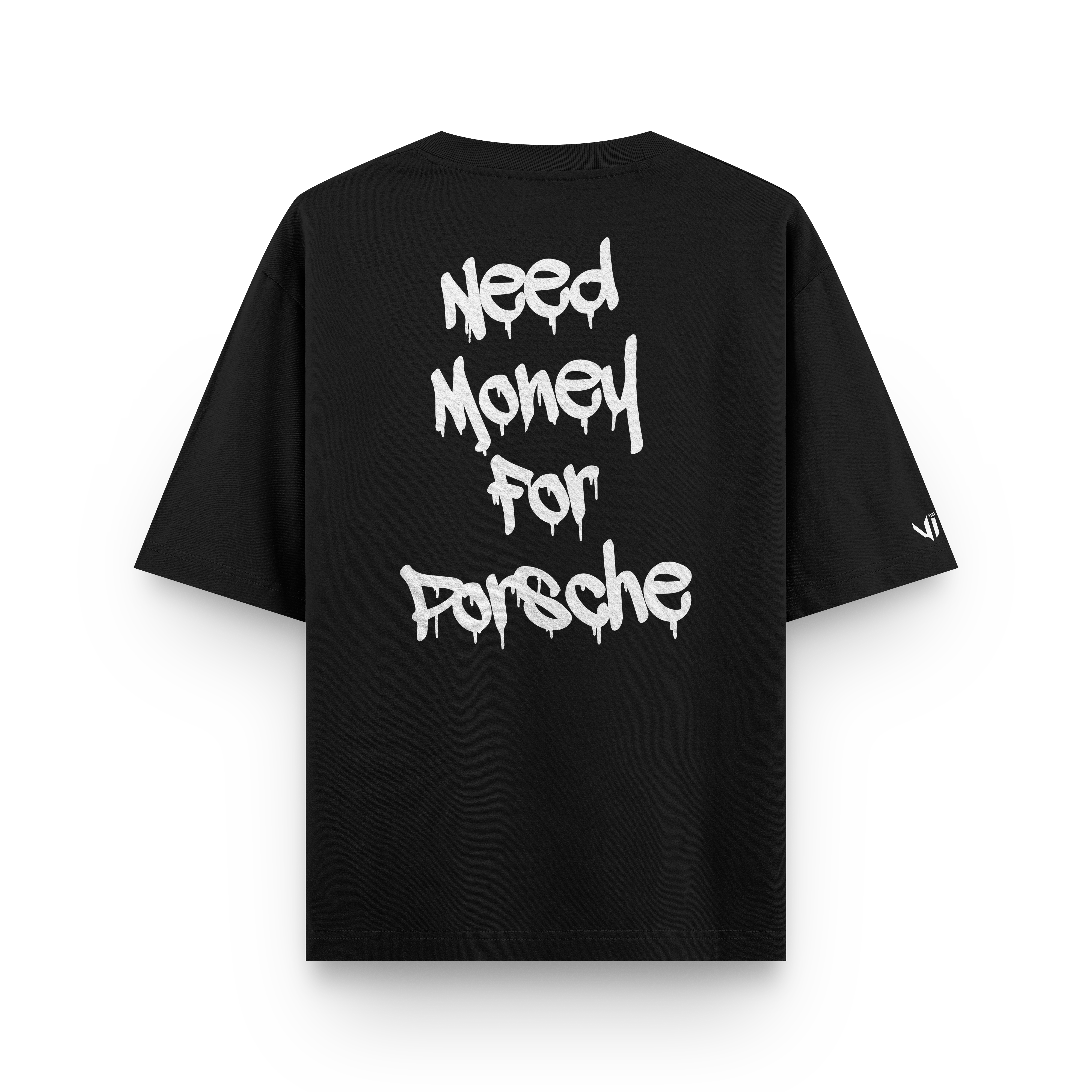 Camiseta Oversized Need Money For Porsche