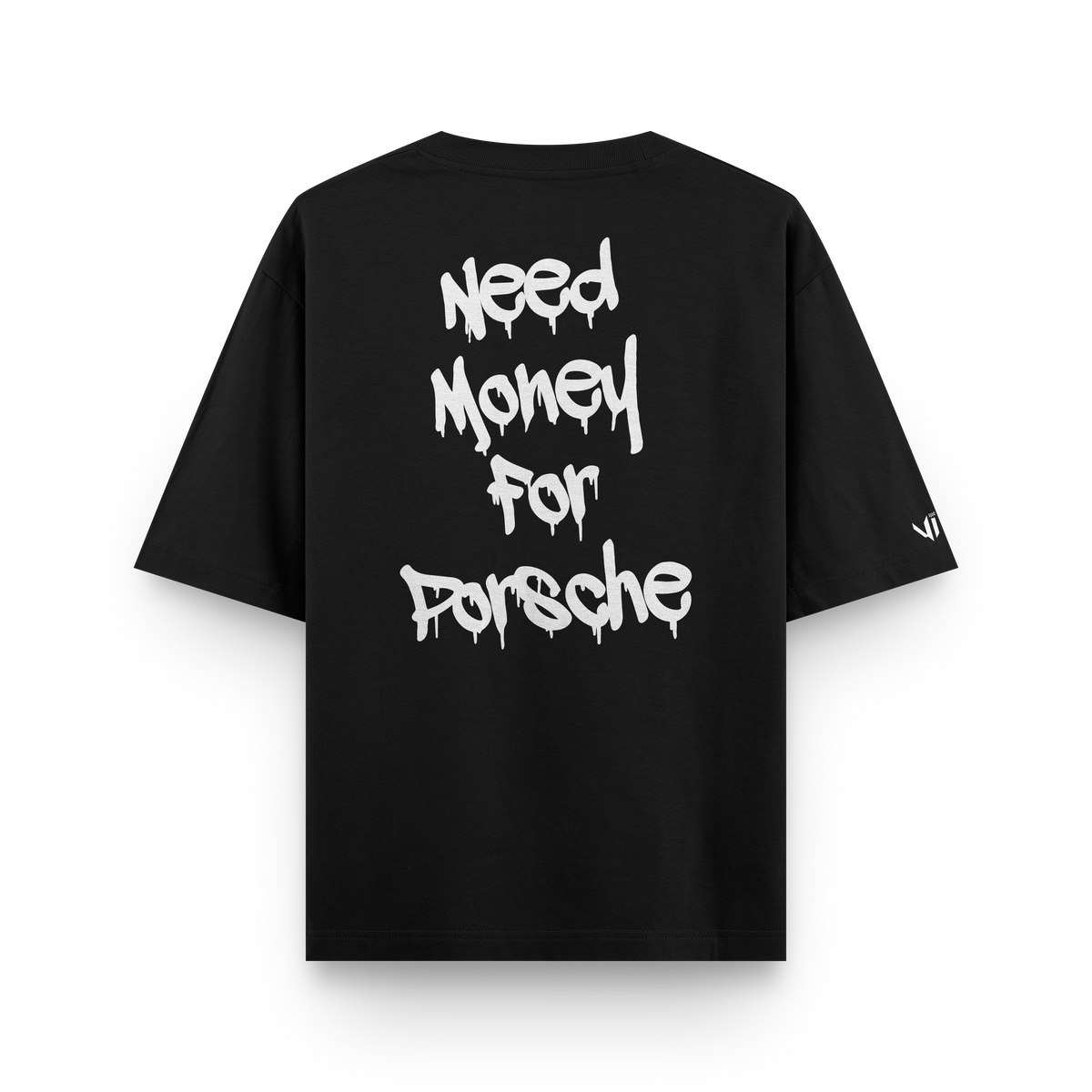 Camiseta Oversized Need Money For Porsche
