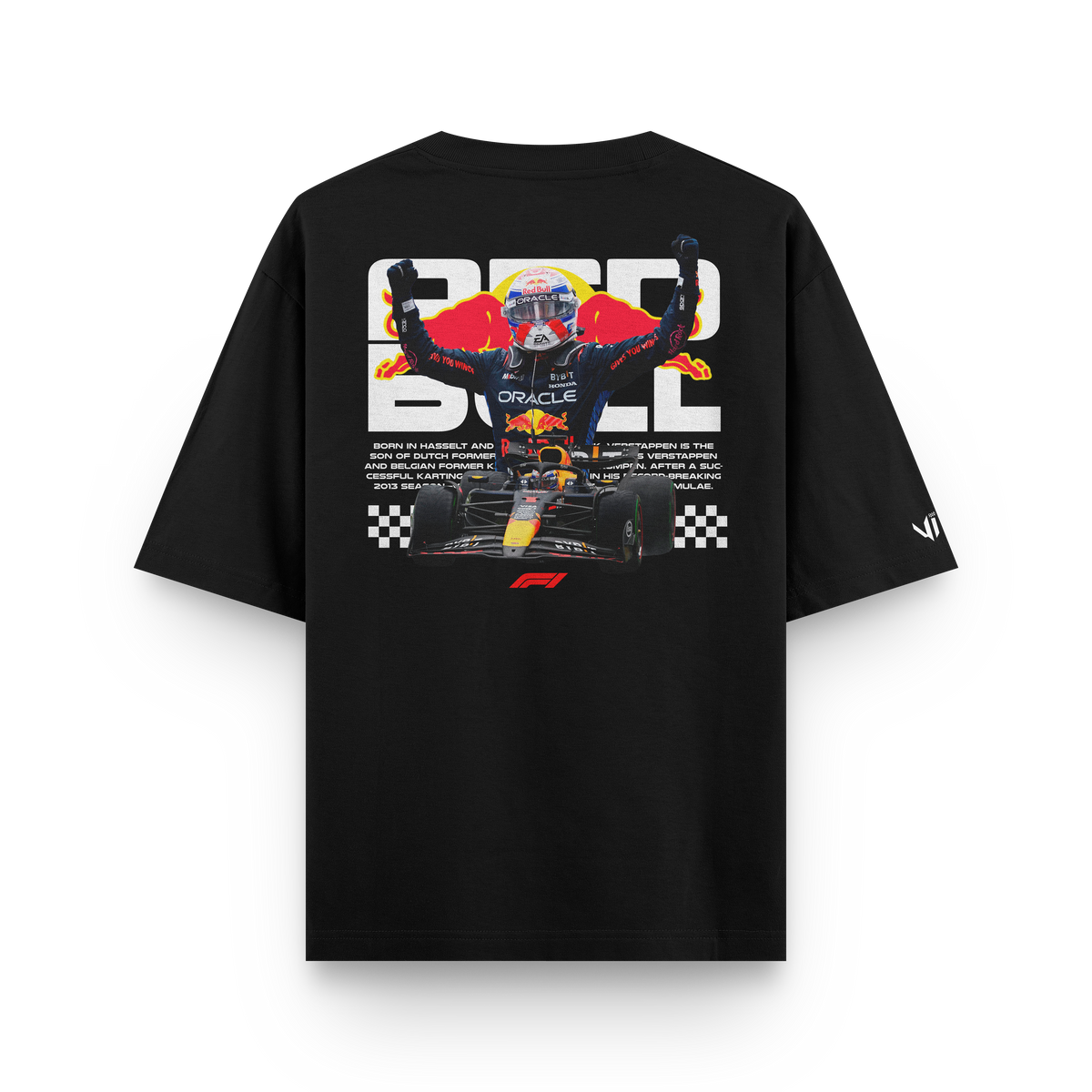 Camiseta Oversized Red Bull Verstappen