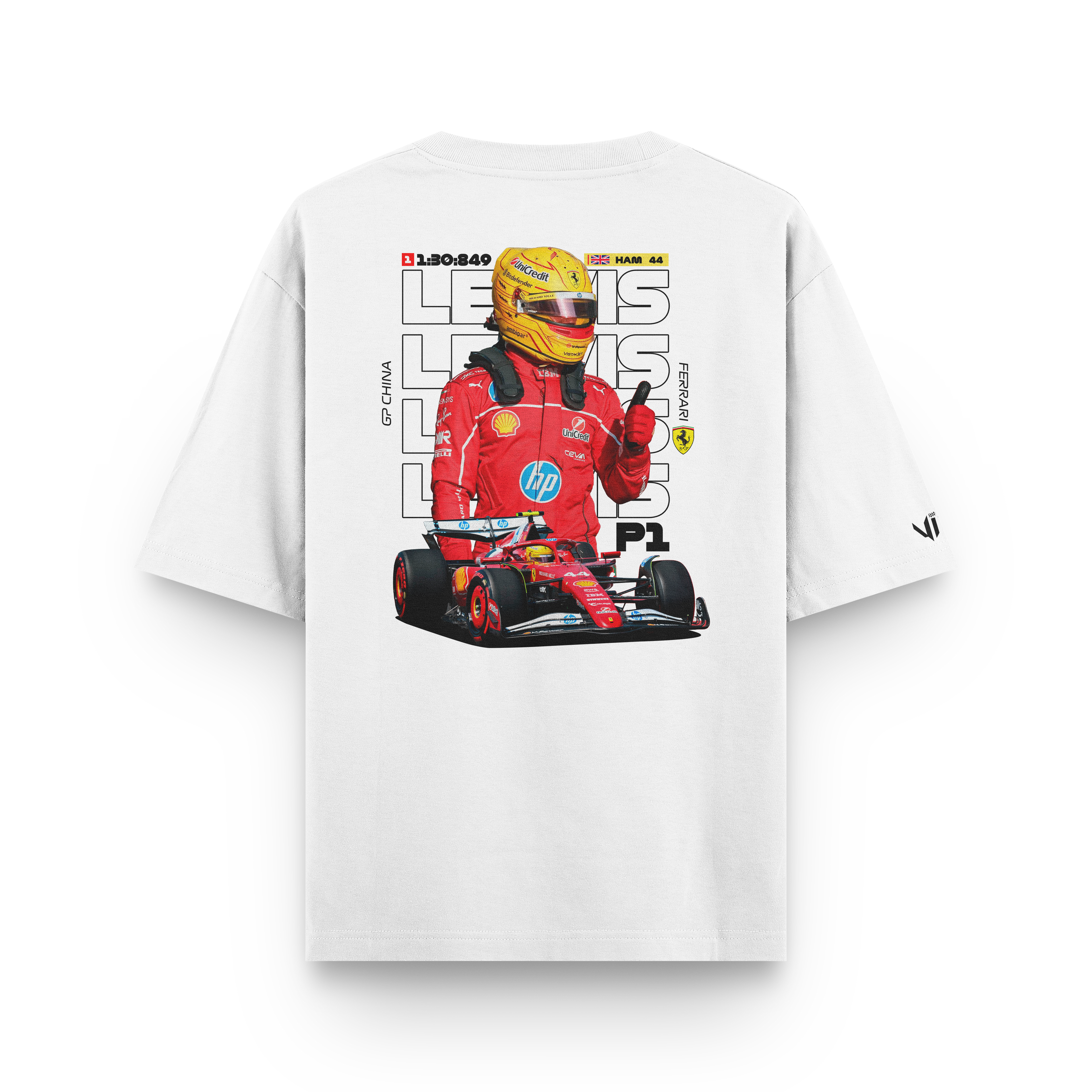 Camiseta Oversized Lewis Hamilton P1
