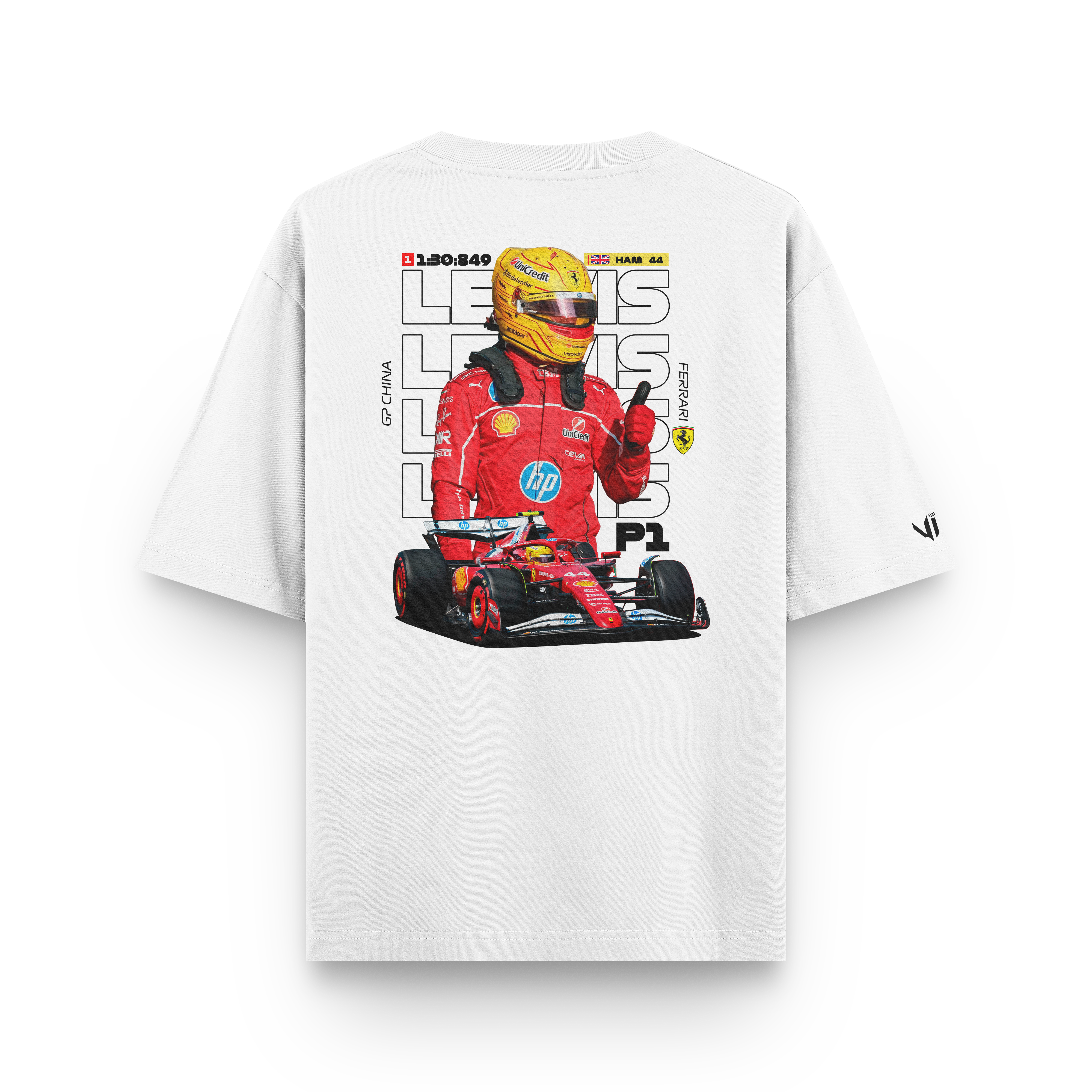 Camiseta Oversized Lewis Hamilton P1