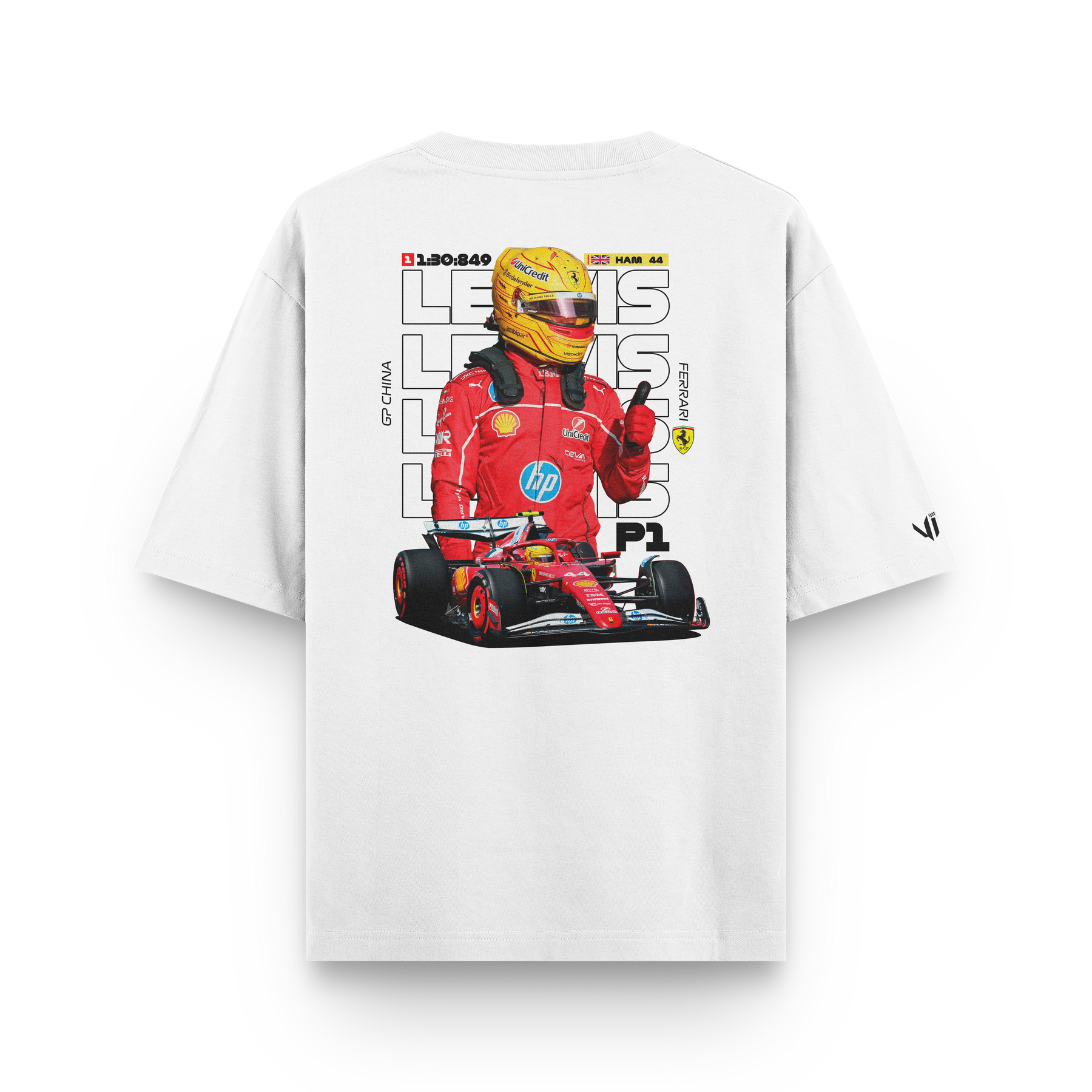 Camiseta Oversized Lewis Hamilton P1
