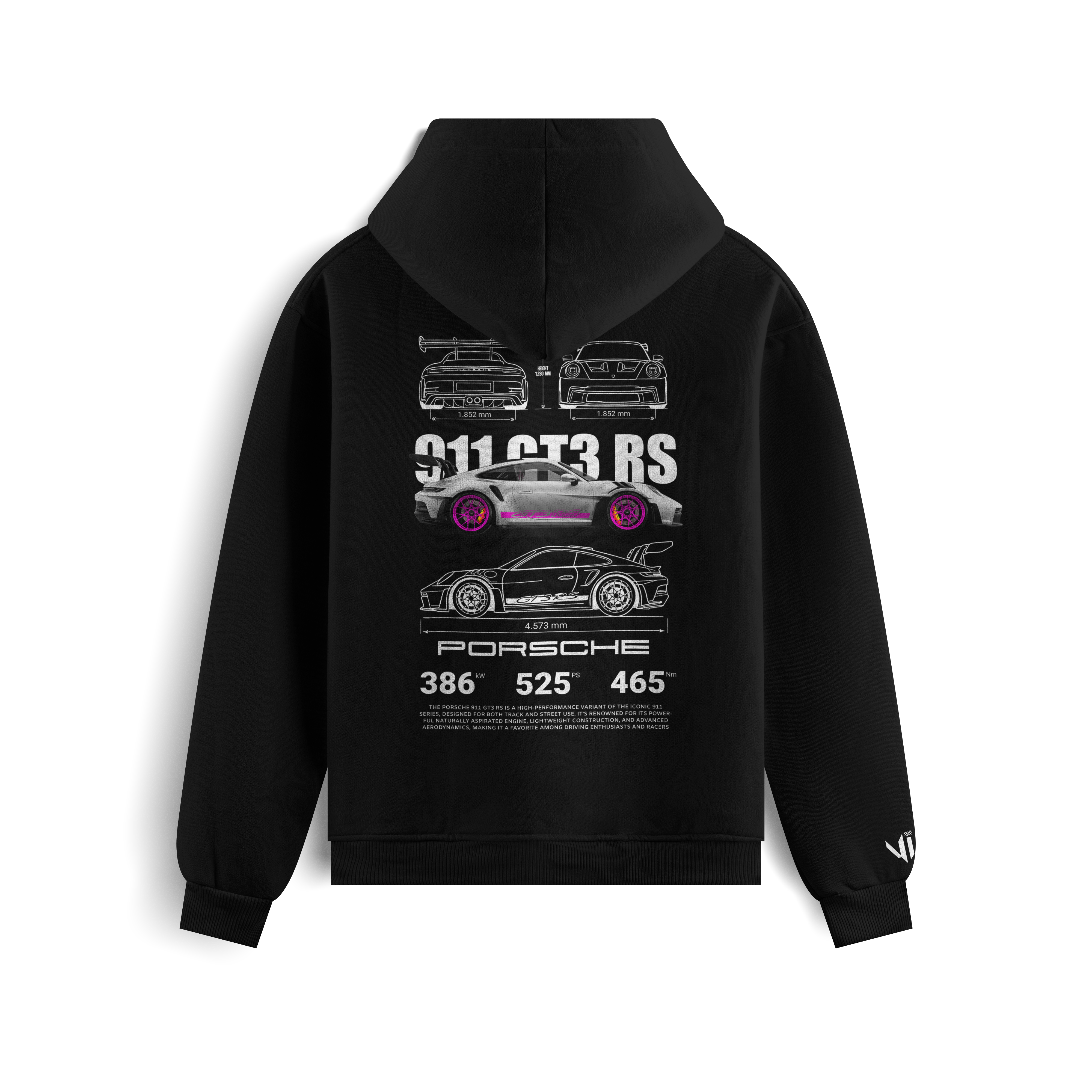 Moletom Porsche GT3rs Pink