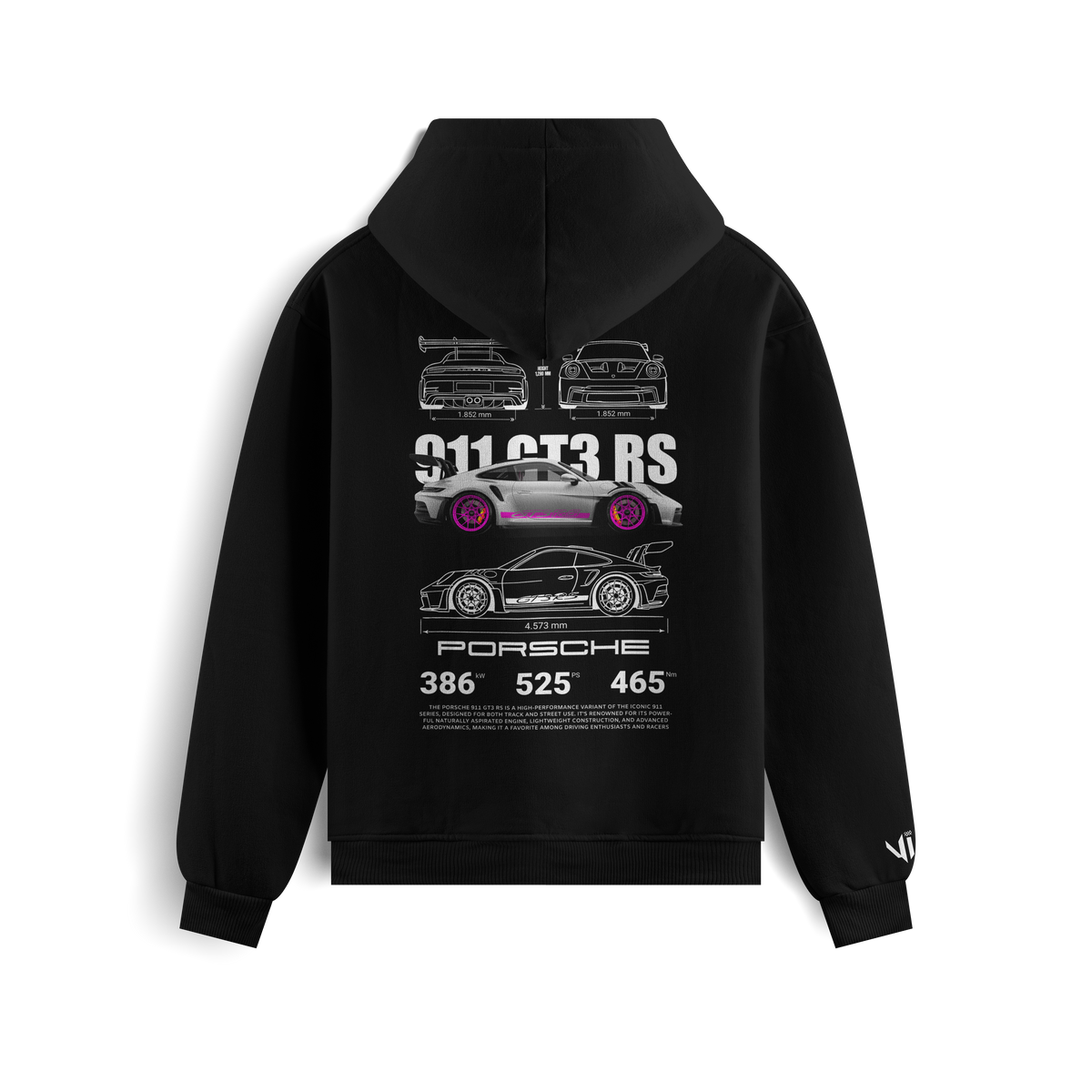 Moletom Porsche GT3rs Pink