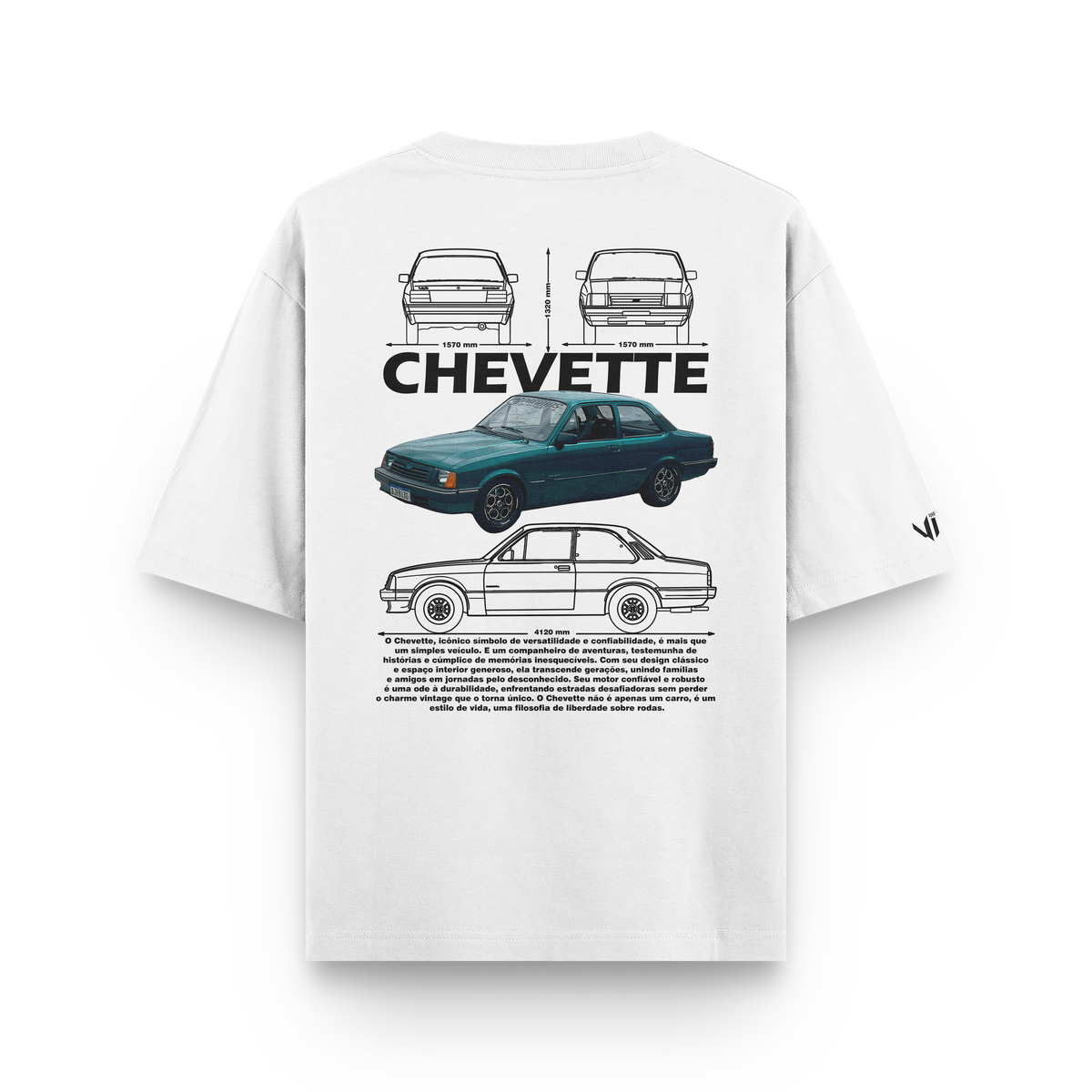Camiseta Oversized Chevette Turbo