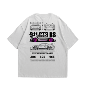 Camiseta Oversized Porsche GT3rs Pink