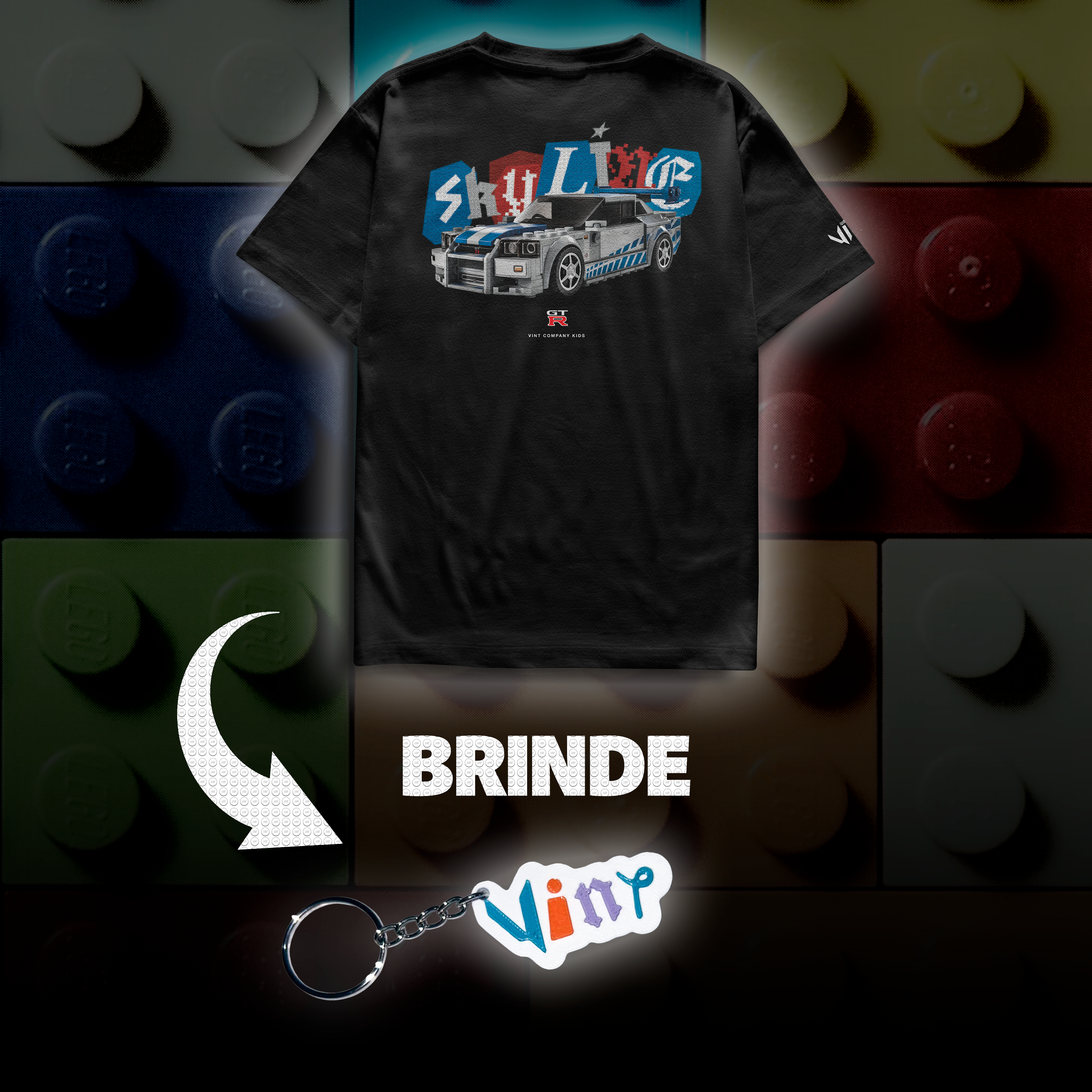 Camiseta Lego Skyline