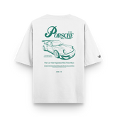 Camiseta Oversized Porsche Green Sttugart