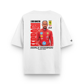 Camiseta Oversized Lewis Hamilton World Champion