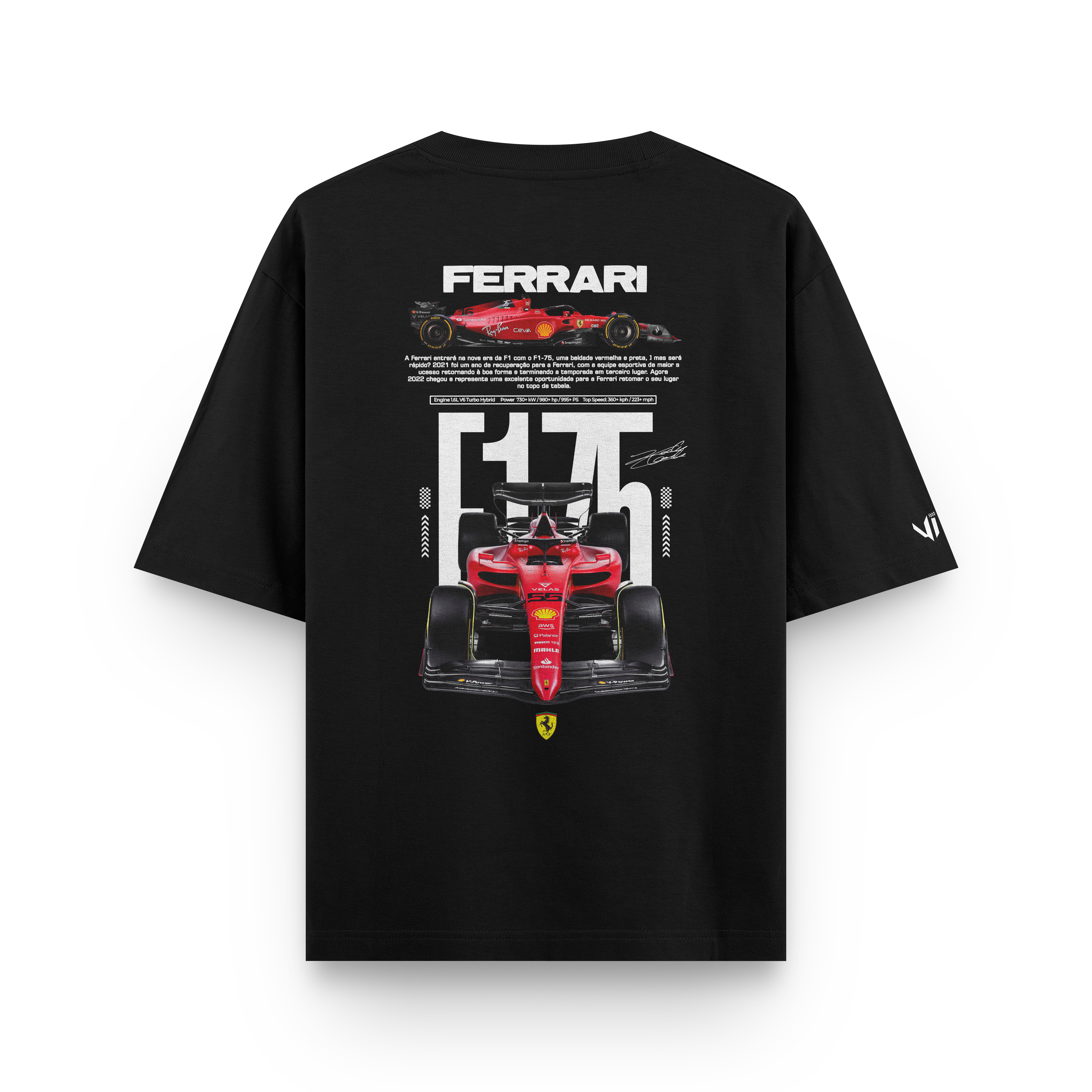 Ferrari 175 F1 Oversized T-Shirt