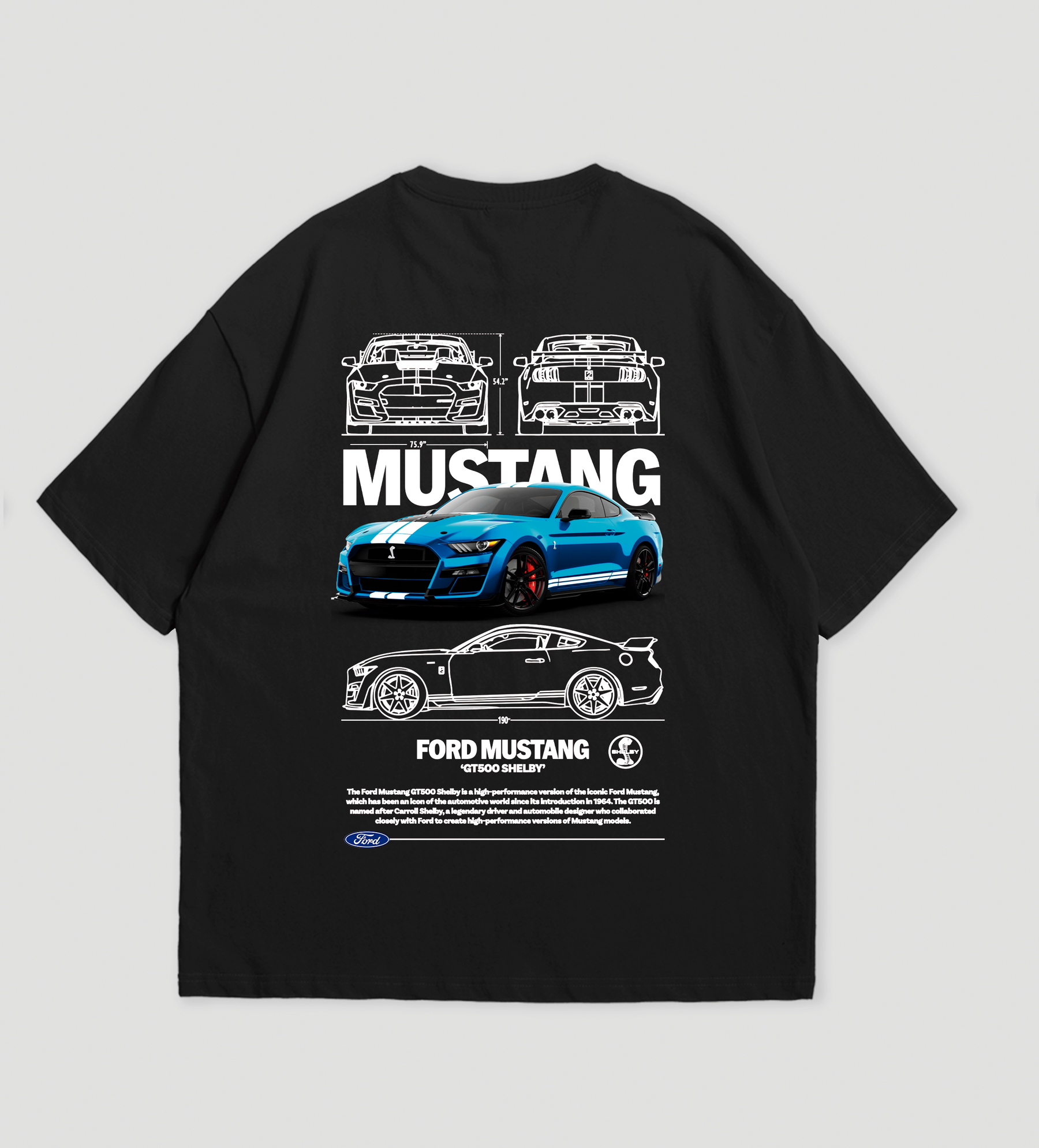 Camiseta Oversized Mustang