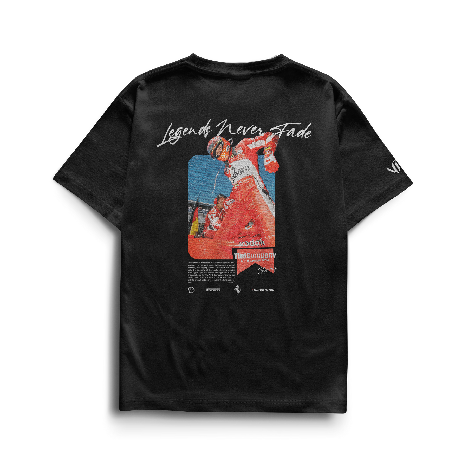 Camiseta Legends Never Fade