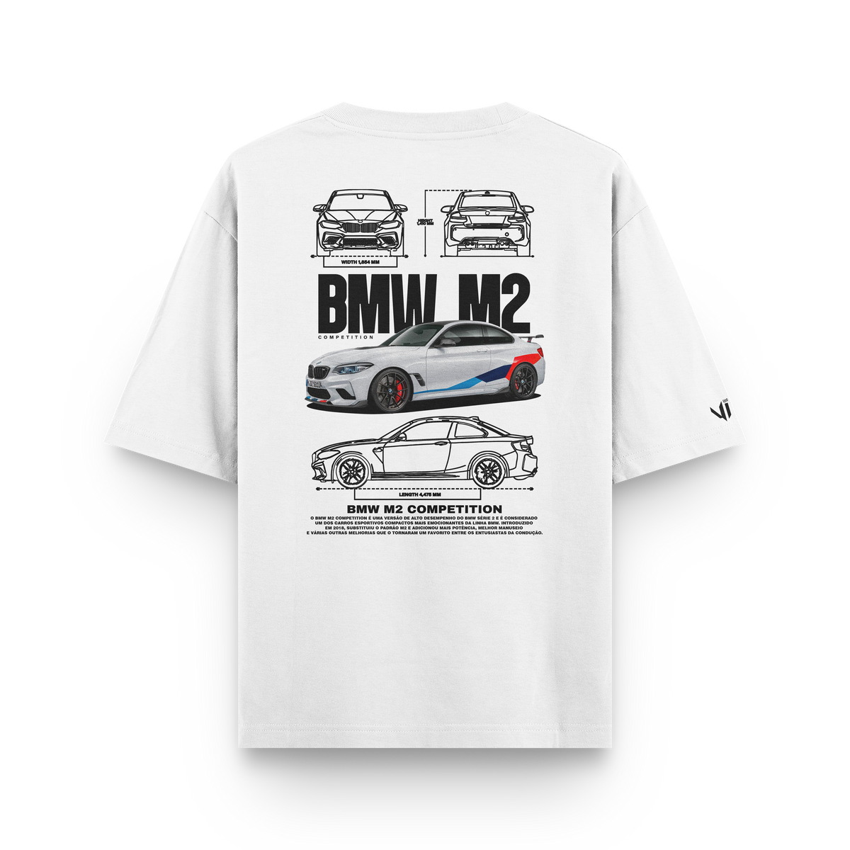 Camiseta Oversized BMW M2