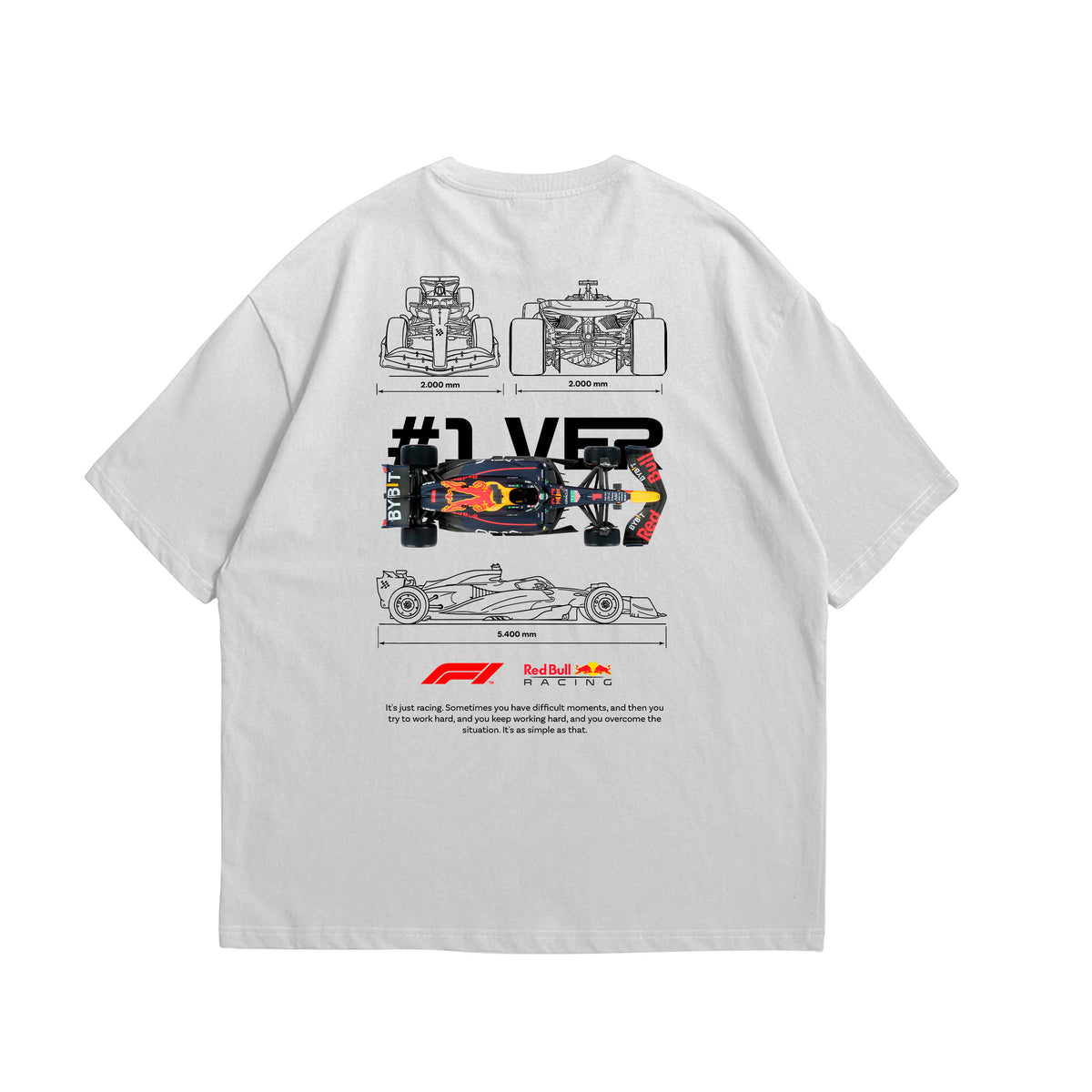 Camiseta Oversized RedBull F1