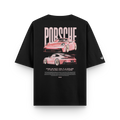 Camiseta Oversized Porsche Pink