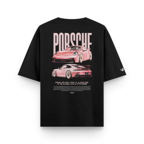 Camiseta Oversized Porsche Pink