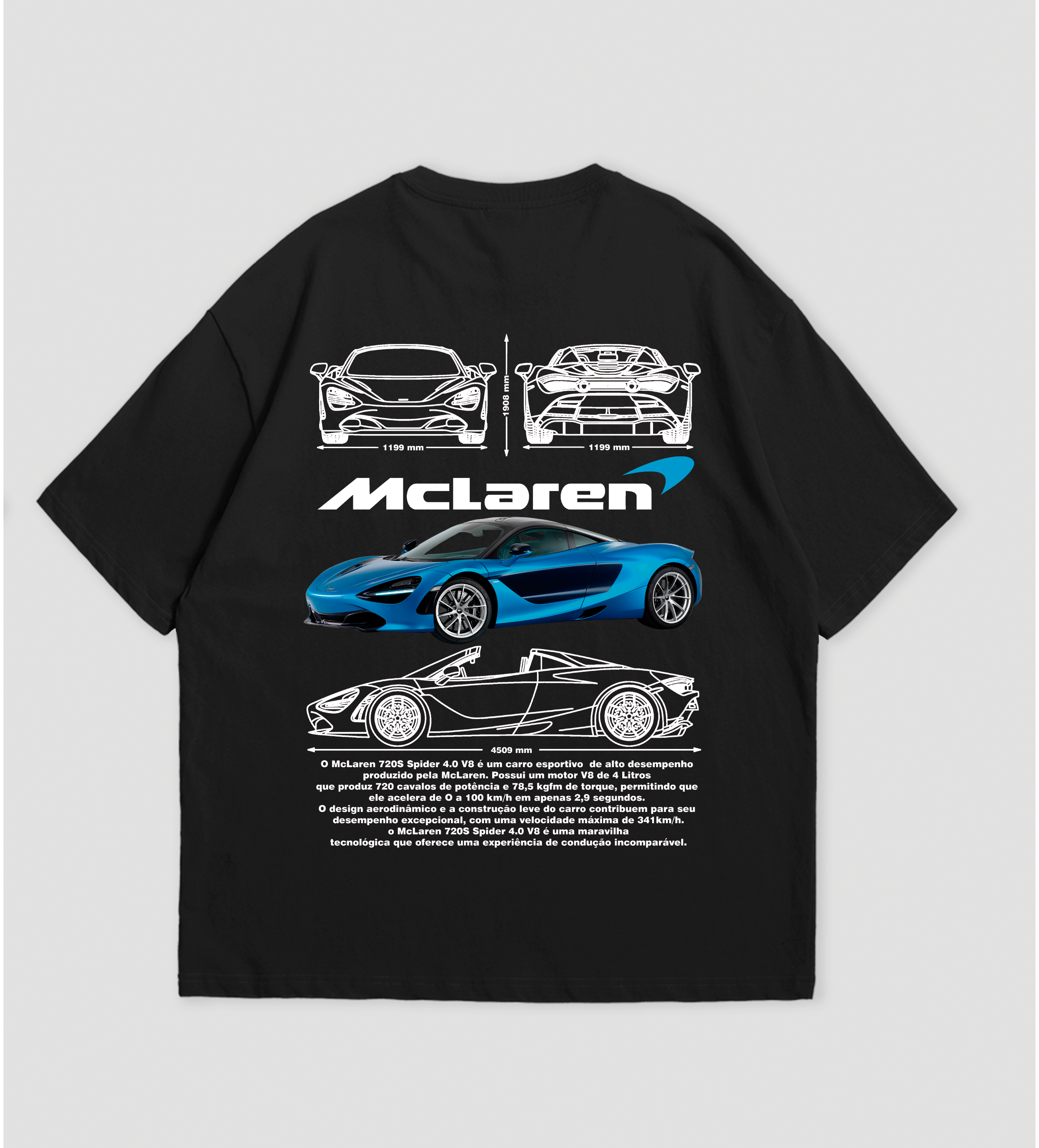 Camiseta Oversized McLaren