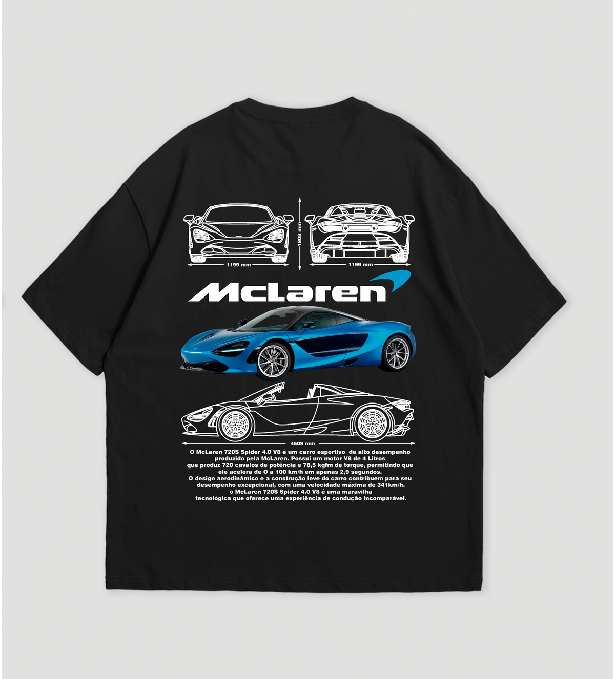 Camiseta Oversized McLaren