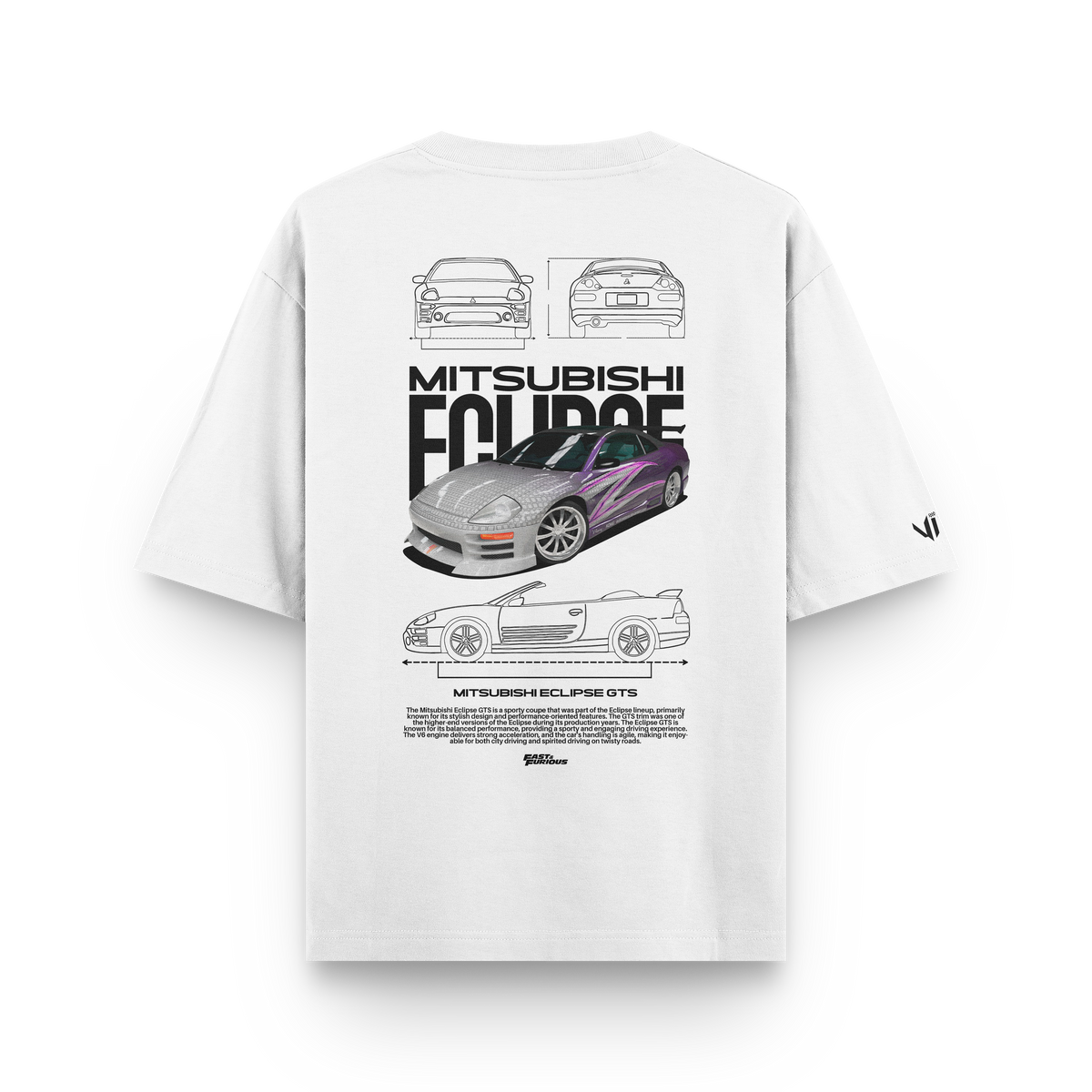Camiseta Oversized Eclipse Gts