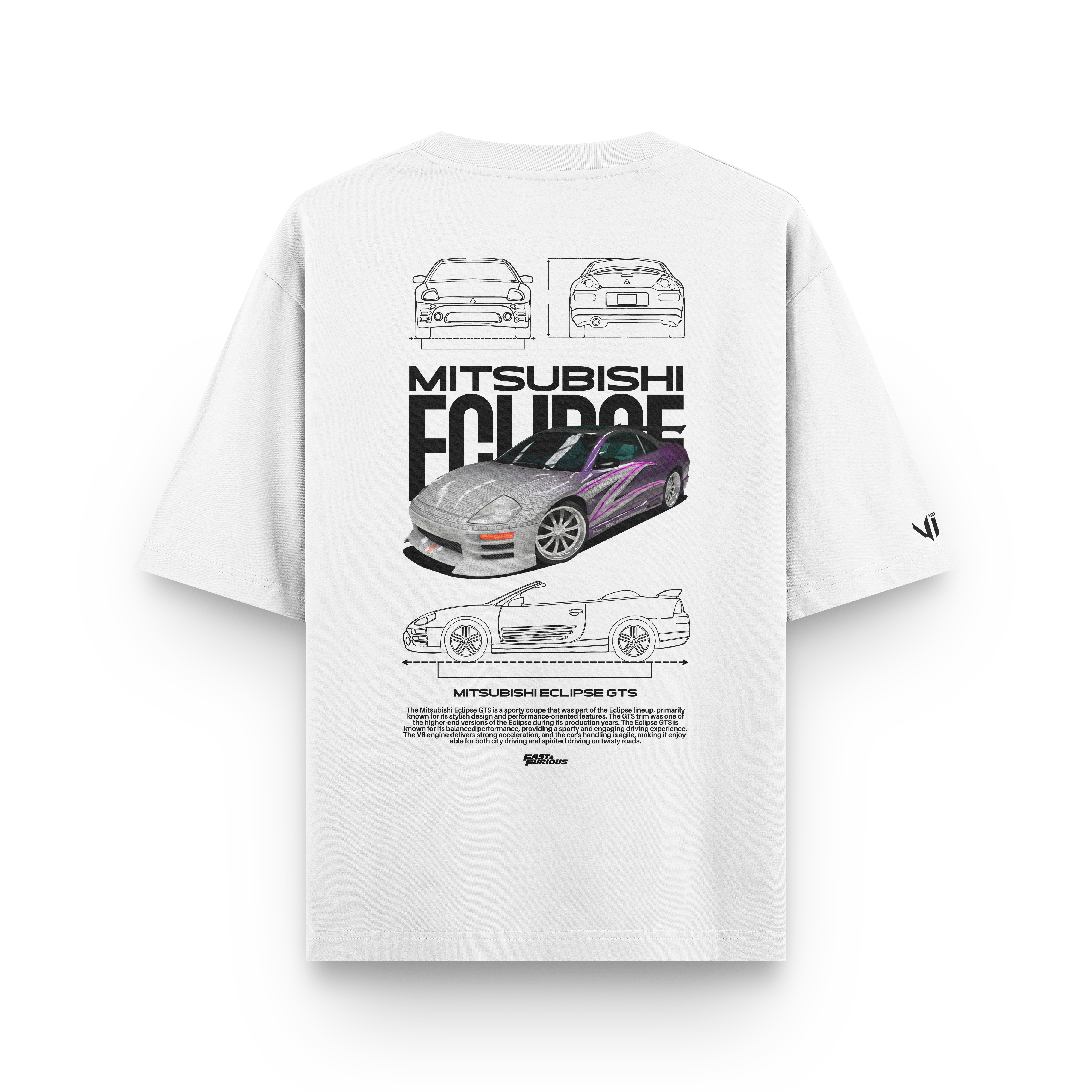 Camiseta Oversized Eclipse Gts