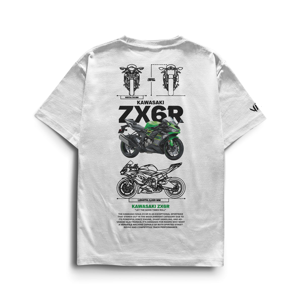 Camiseta Kawasaki ZX6R