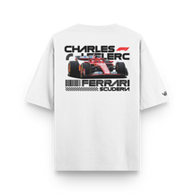 Camiseta Oversized Ferrari Charles Leclerc