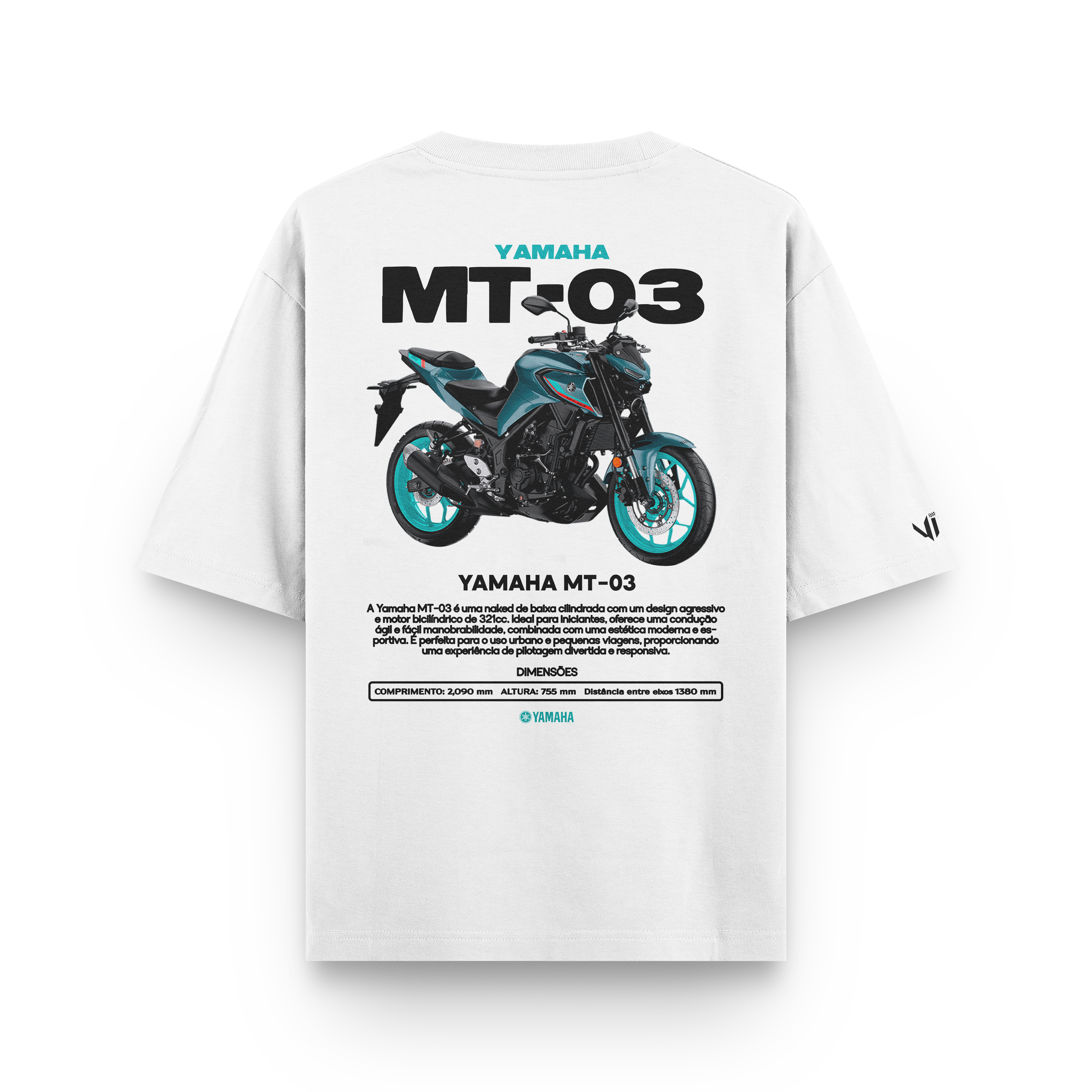 Camiseta Oversized Yamaha MT03