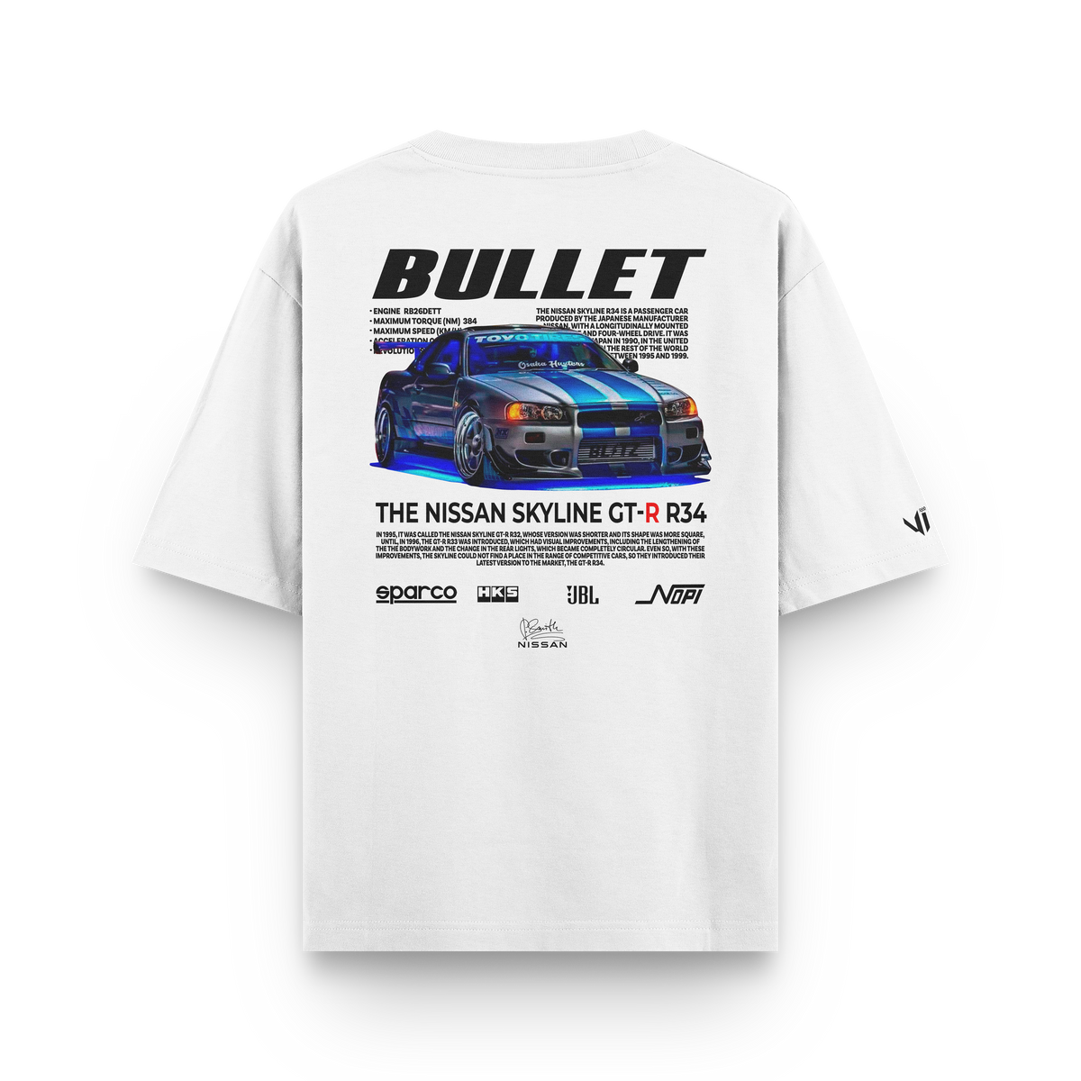 Camiseta Oversized Bullet