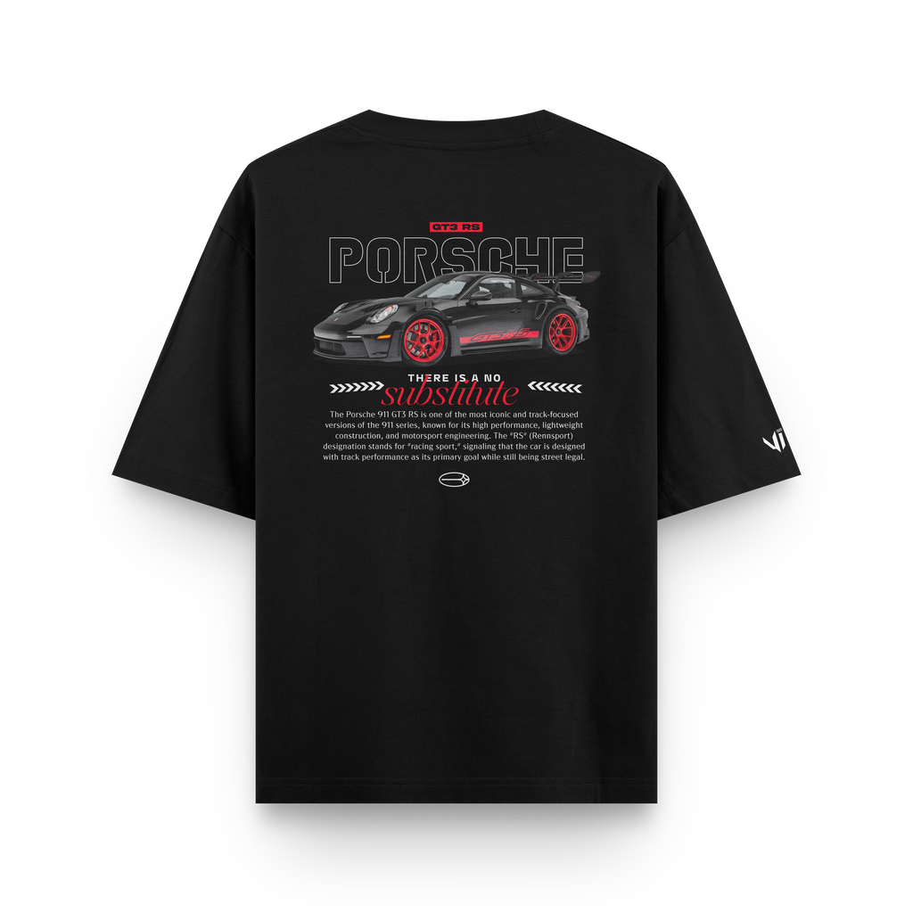 Camiseta Oversized Porsche No Substitute