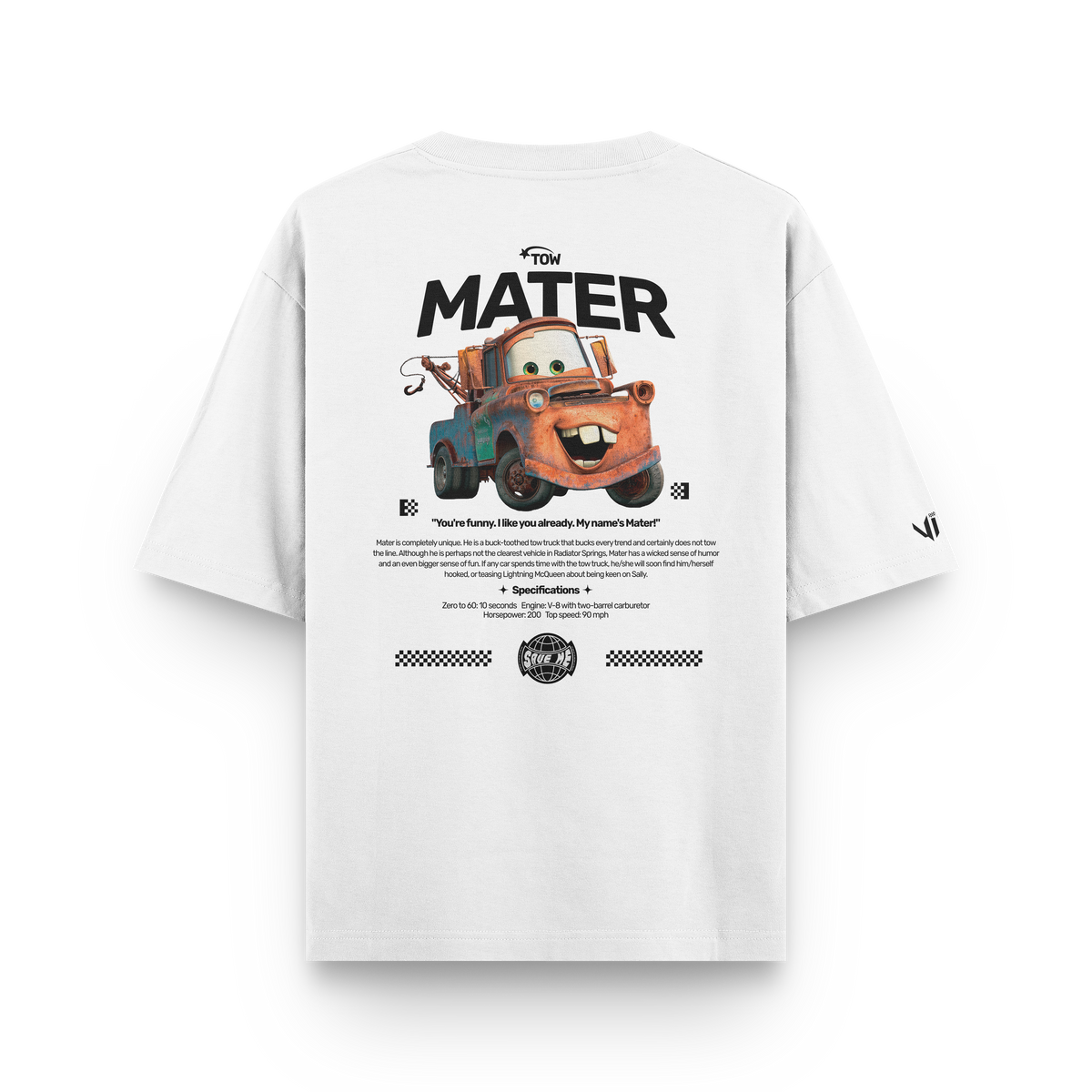 Camiseta Oversized Mater Cars