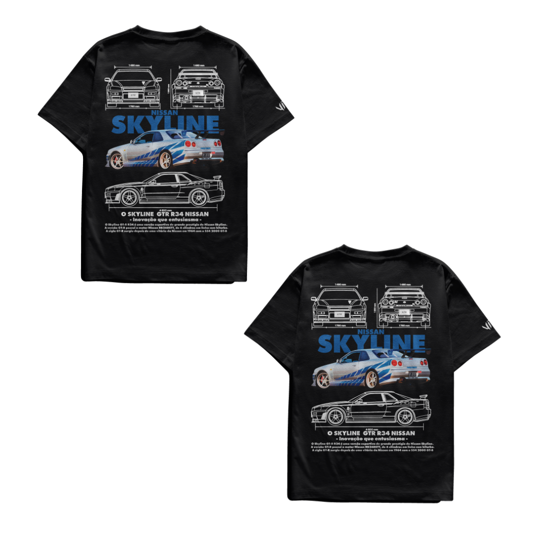 Camisetas Skyline e Skyline
