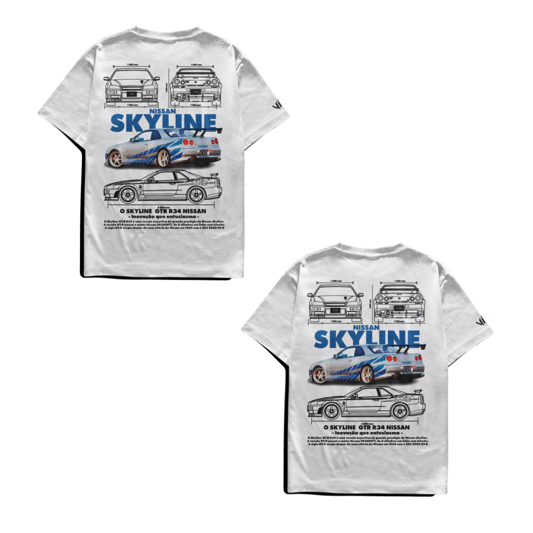 Camisetas Skyline e Skyline