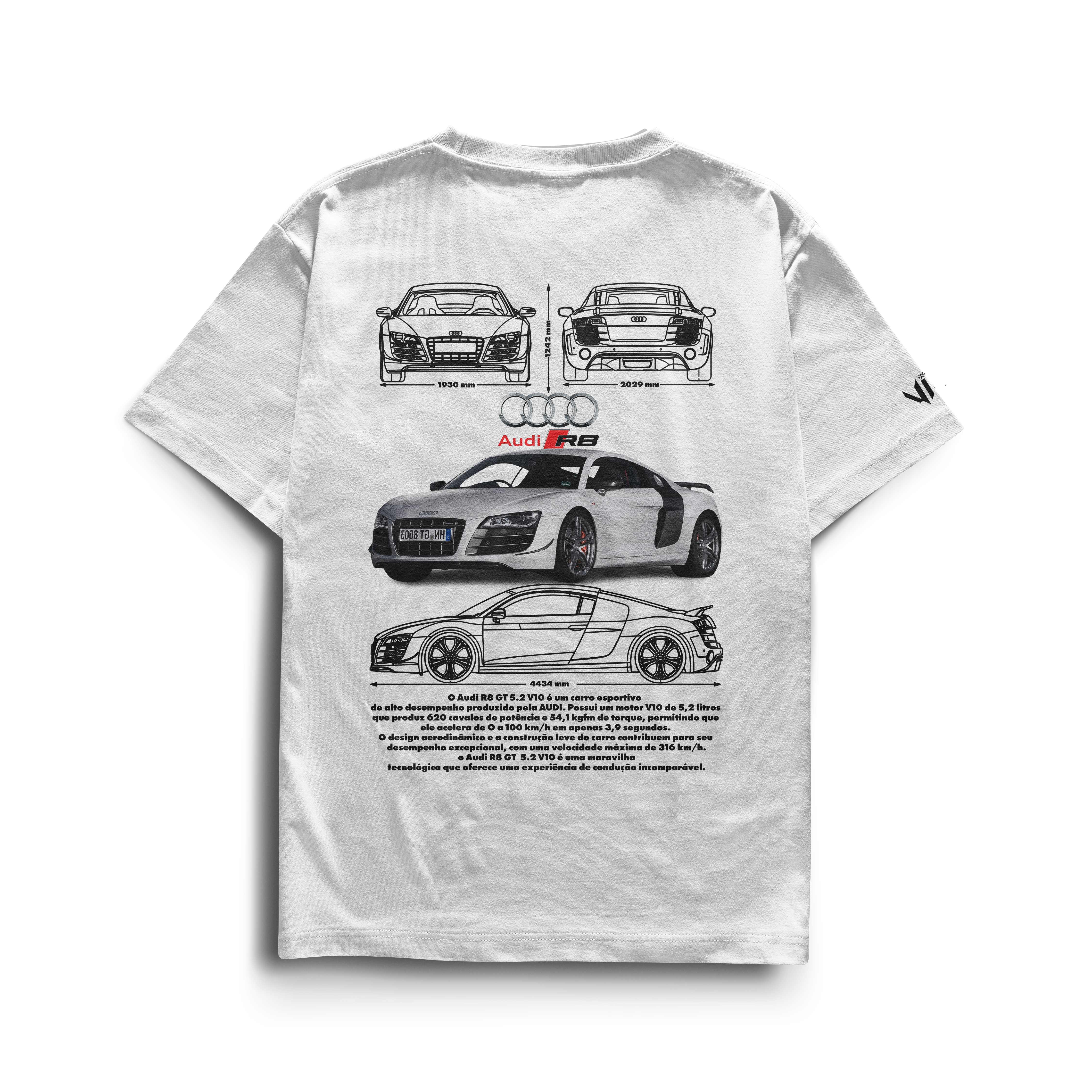 Camiseta Audi R8