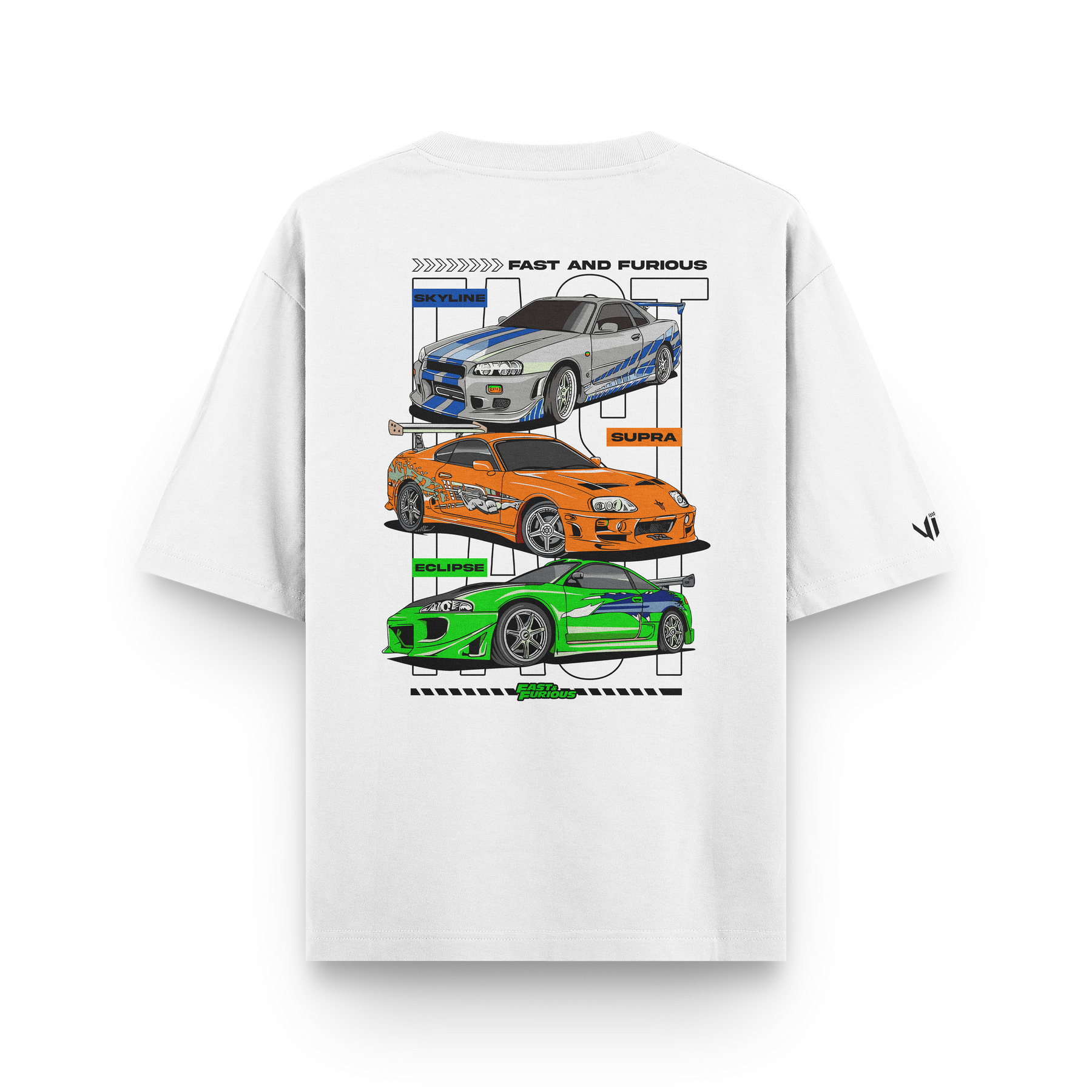 Camiseta Oversized Velozes e Furiosos