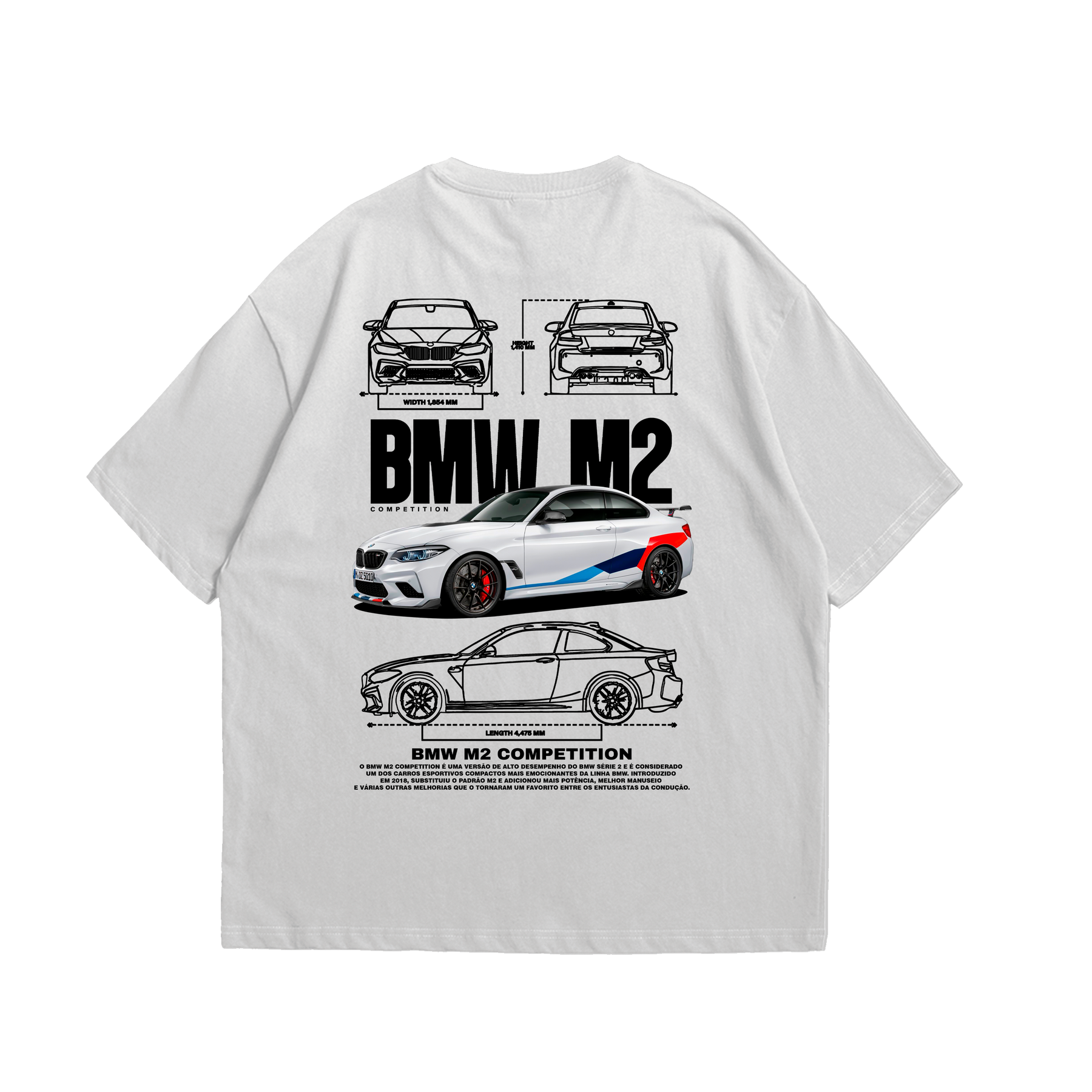 Camiseta Oversized BMW M2