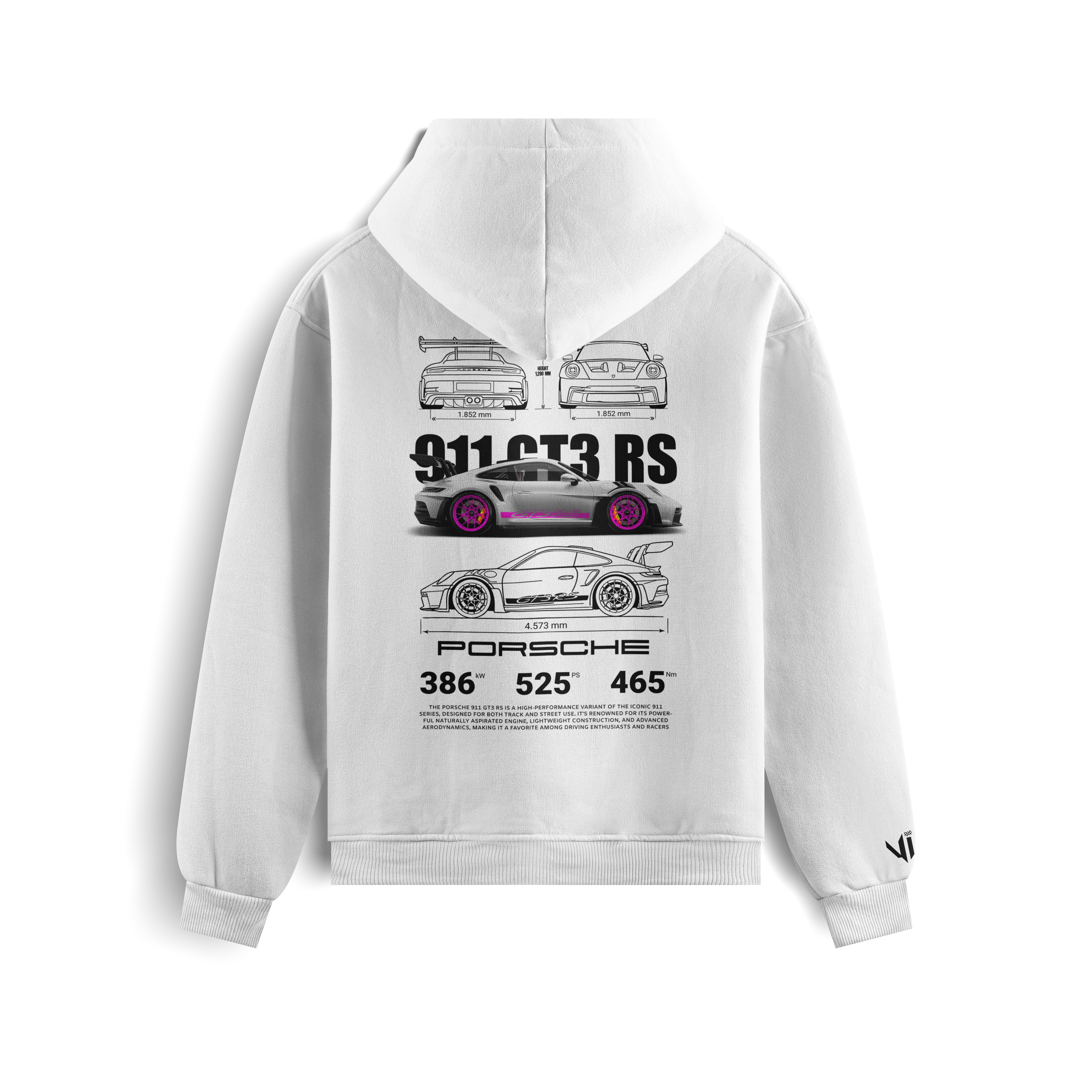 Moletom Porsche GT3rs Pink